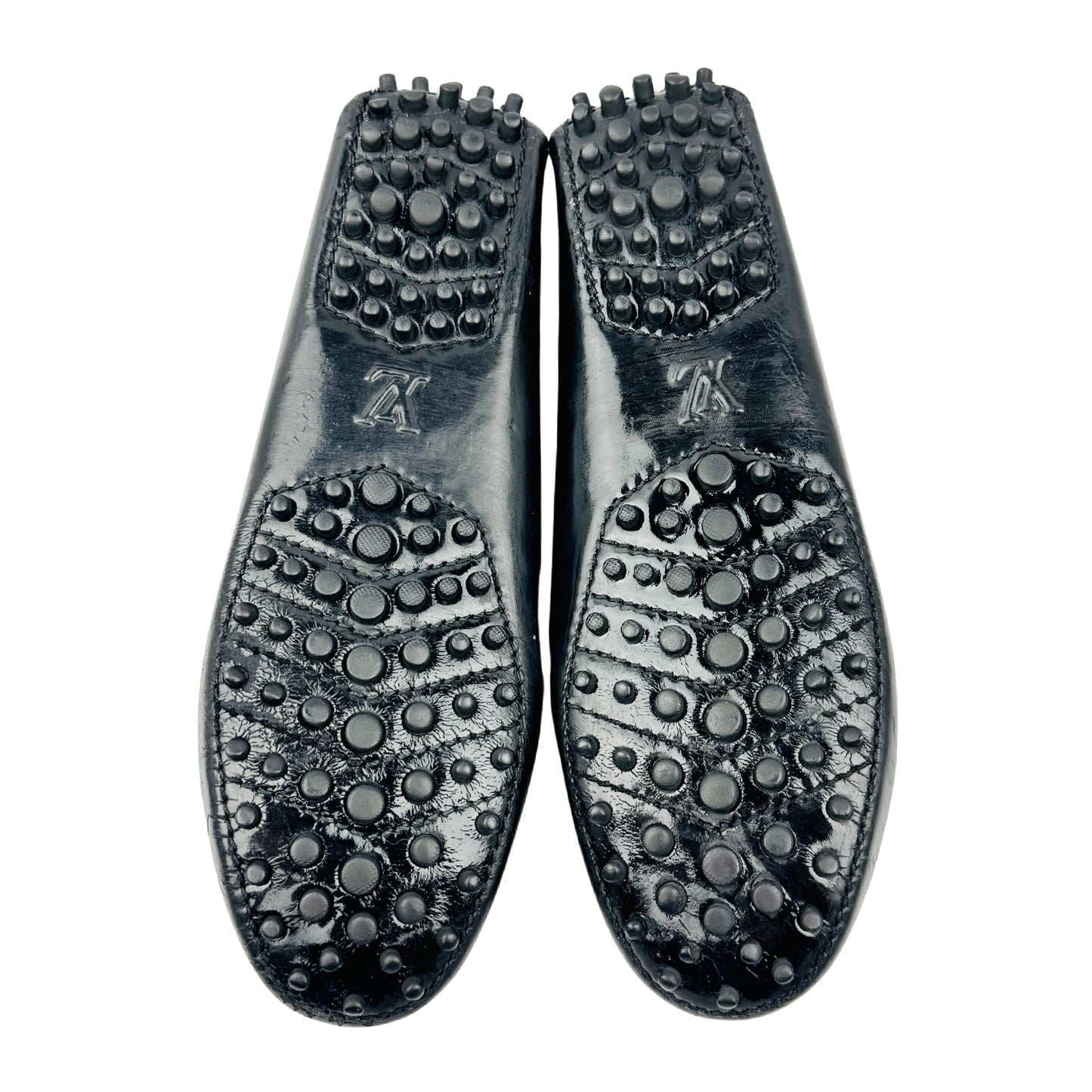 Louis Vuitton Women's Black Loafers (Size 37) - FA1105