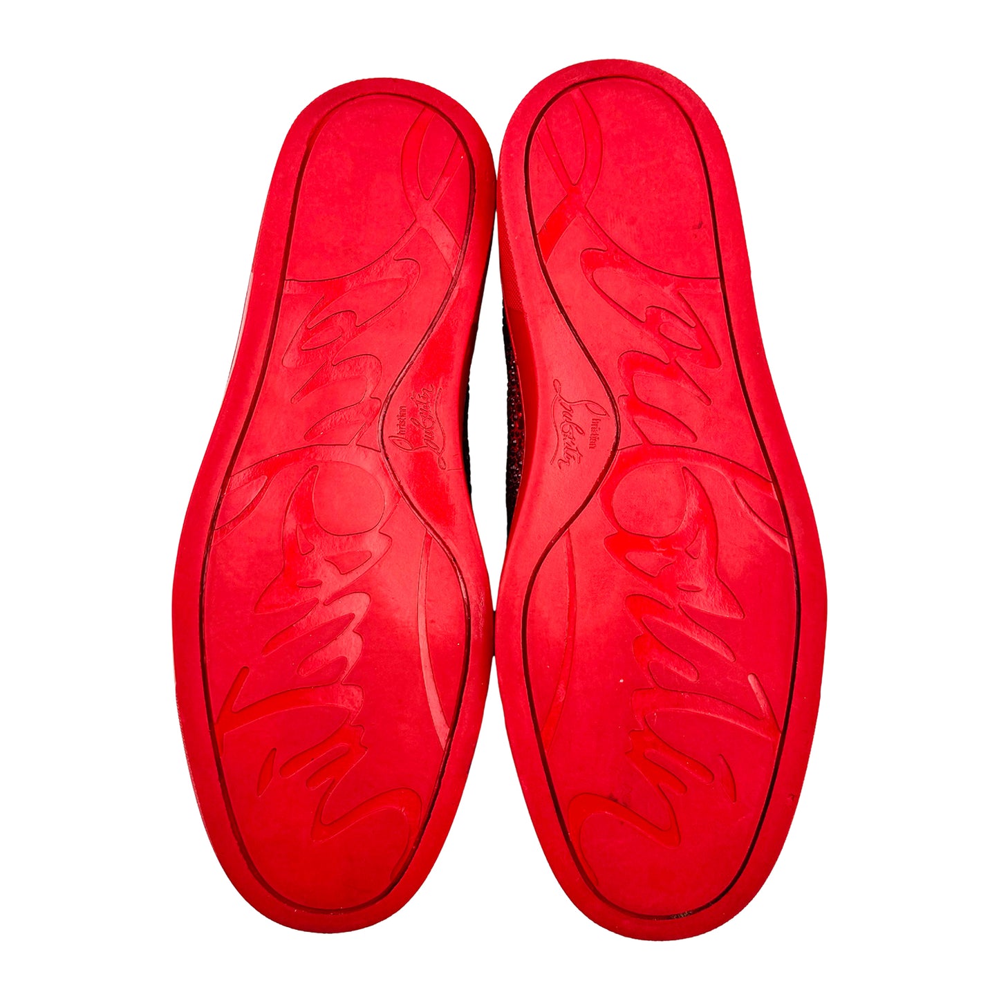 Christian Louboutin Louis Strass High Top Sneakers (Size 42)
