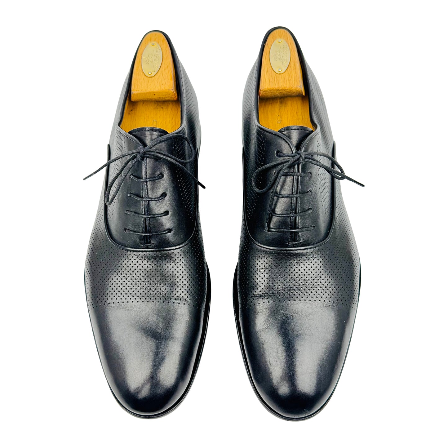 Hugo Boss Men's Black Calf Leather Formal Shoes (Size 43)