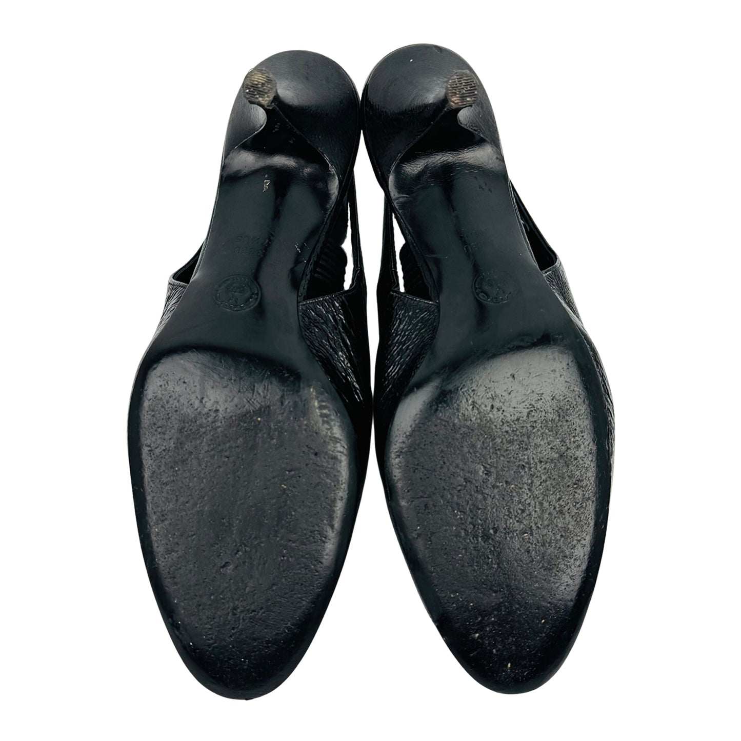 Bally Women's Black Slingback Pumps (Size 38)