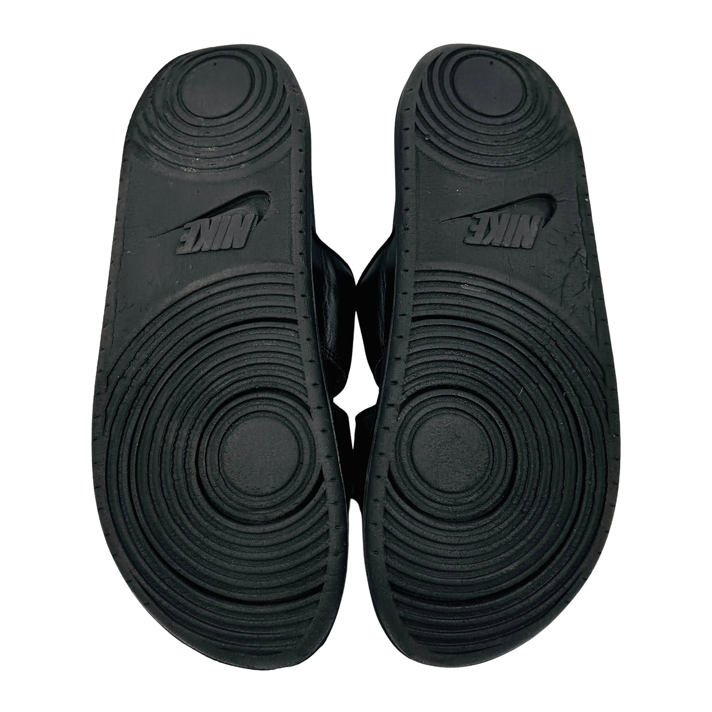 Nike Offcourt Duo Black Leather Slides (Size 43)