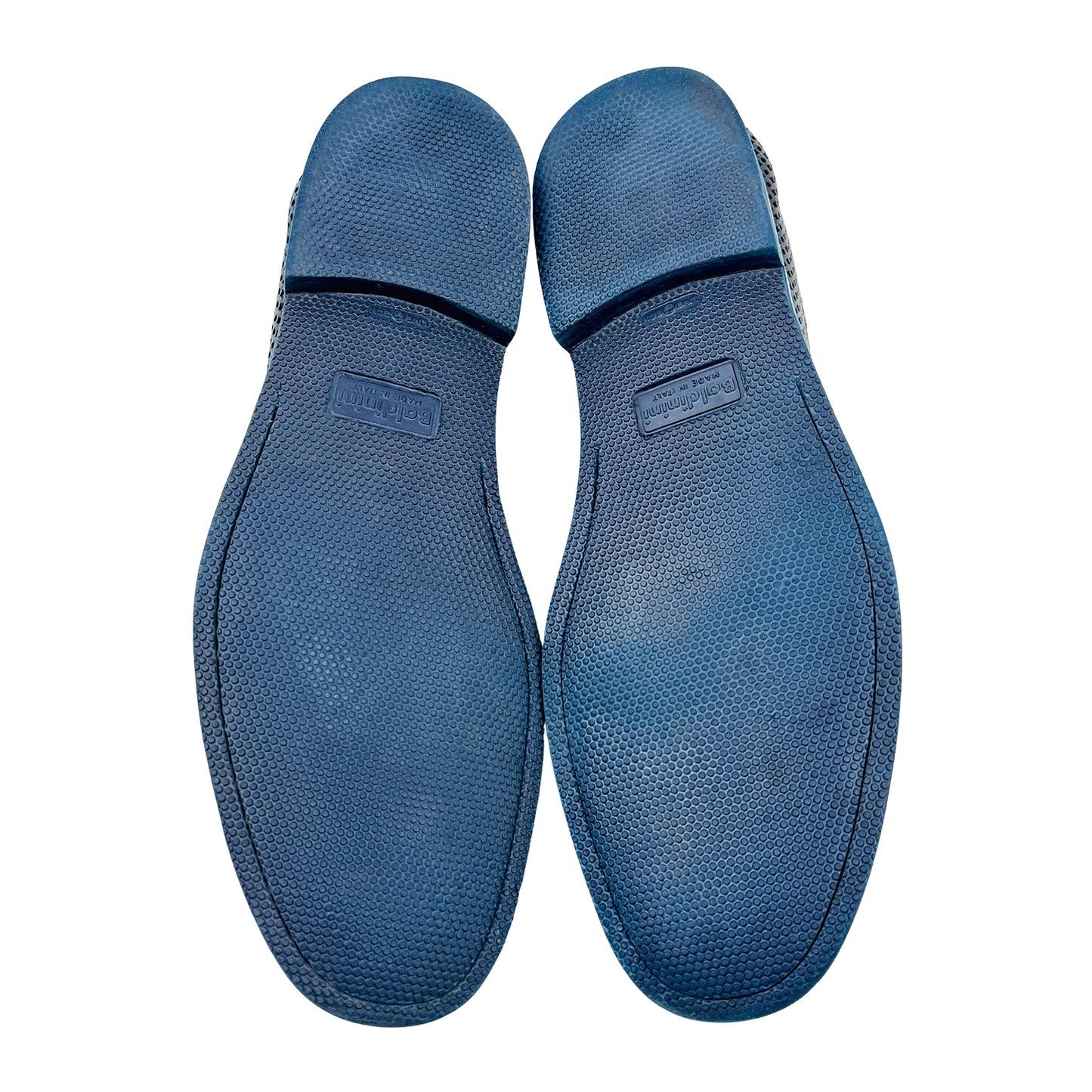 Baldinini Men's Blue Leather Loafers (Size 44/44.5)