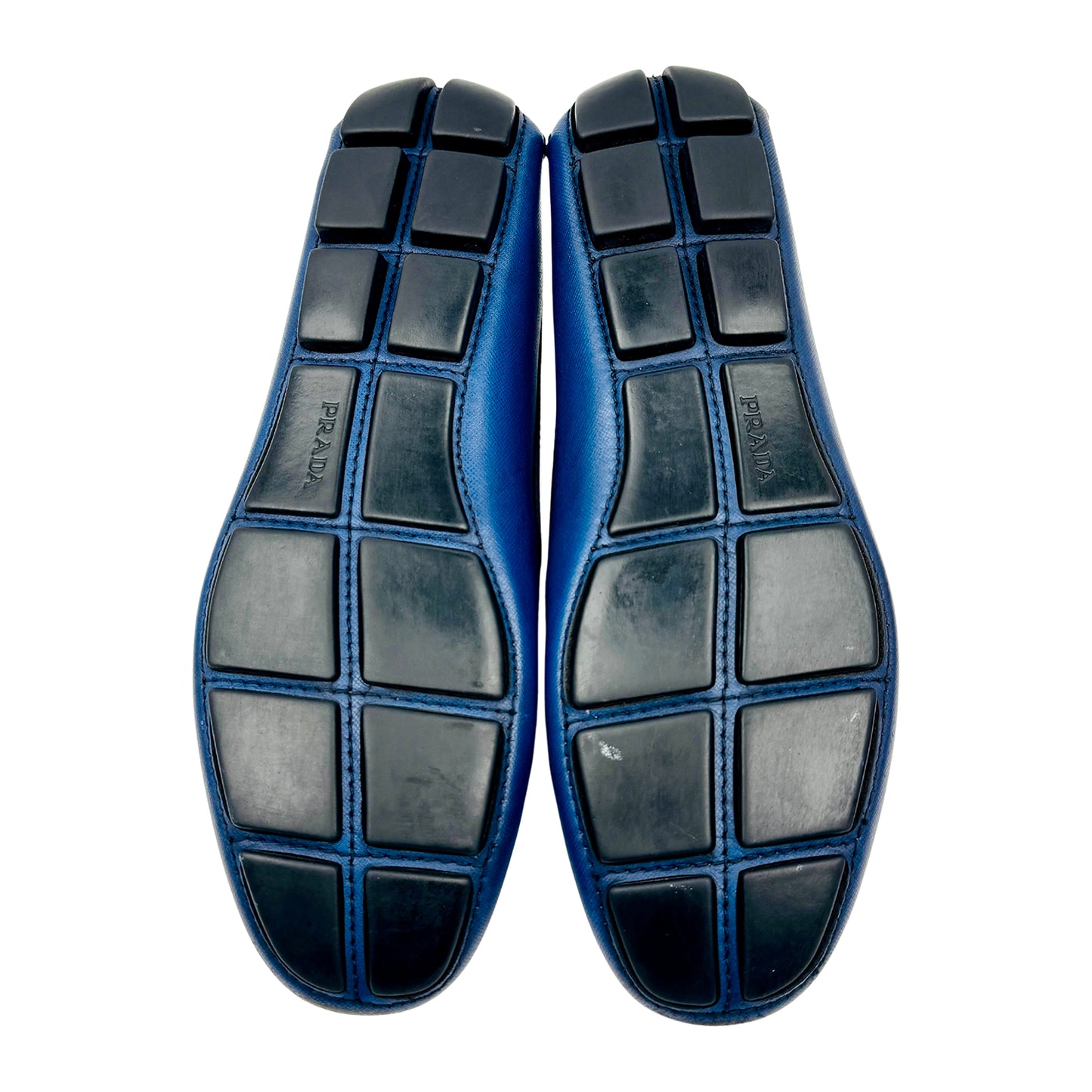 Prada Saffiano Leather Penny Driver Loafers (Size 40/40.5)
