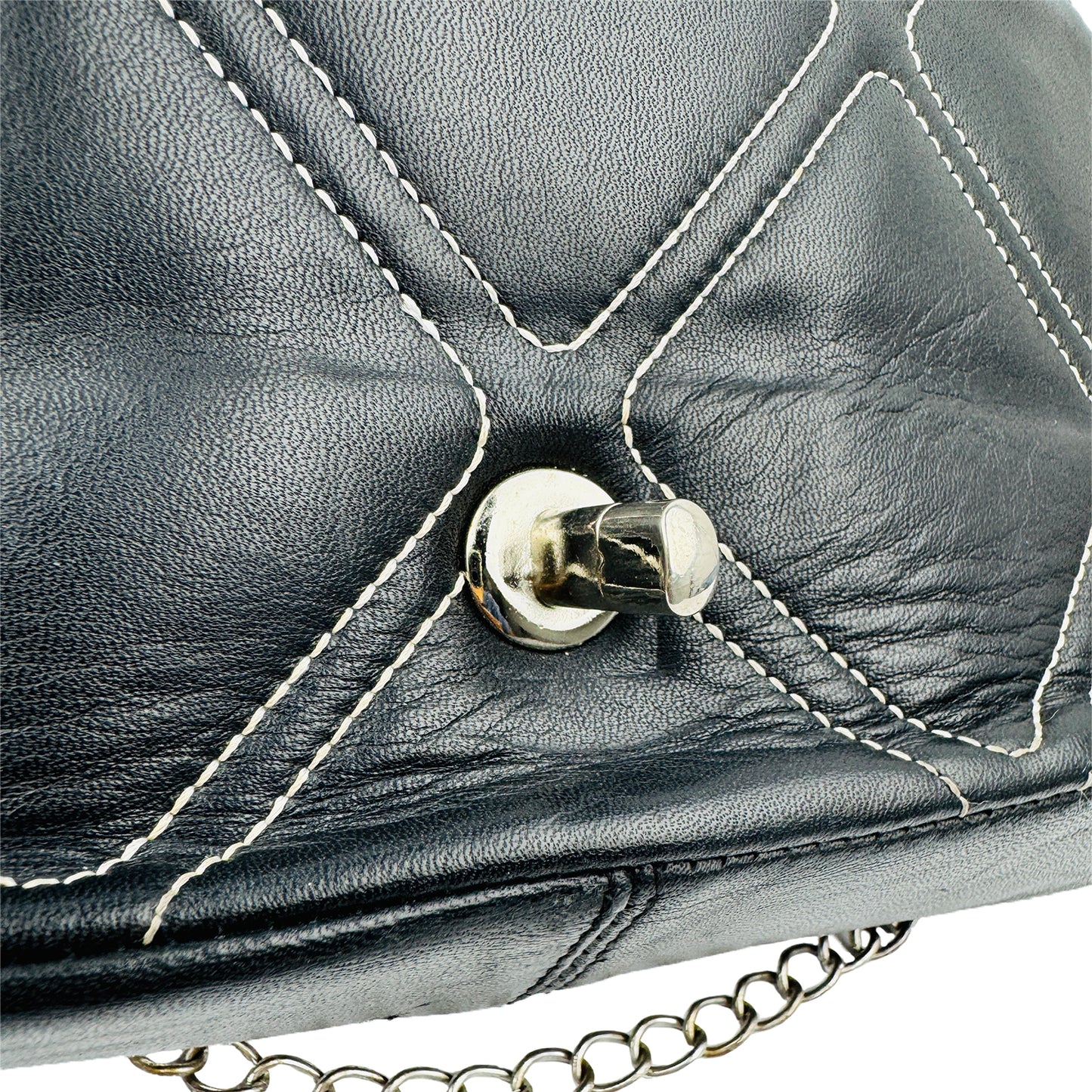 Chanel Ultimate Stitch Black Quilted Leather Flap Bag