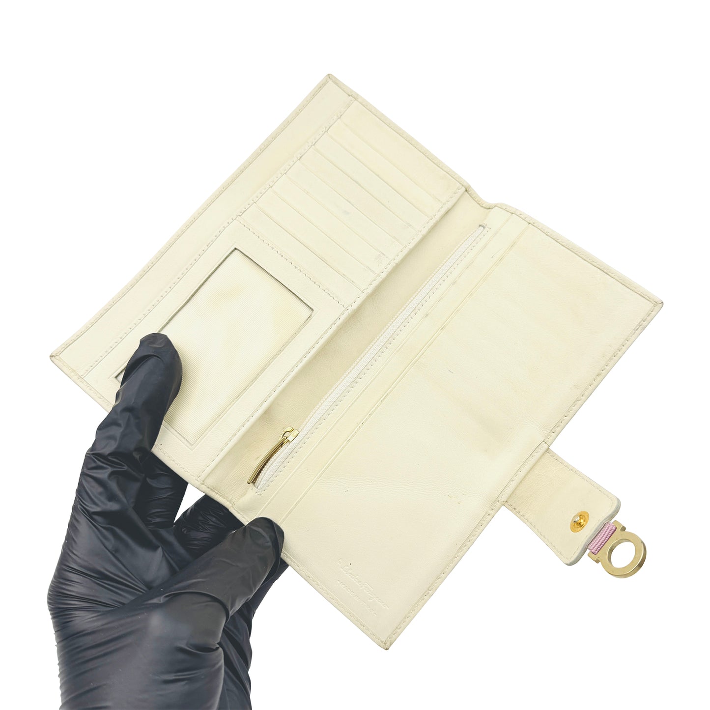 Salvatore Ferragamo Gancini Continental Long Wallet - IK-225106