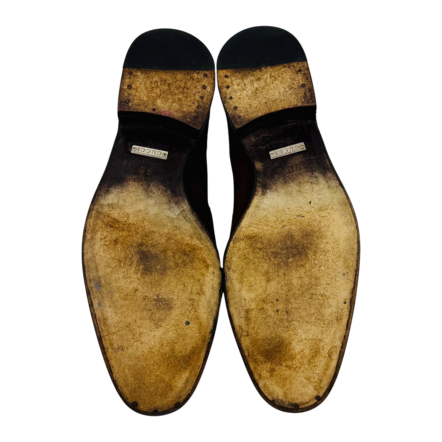 Gucci Men's Brown Suede Loafers (Size 42.5/43)