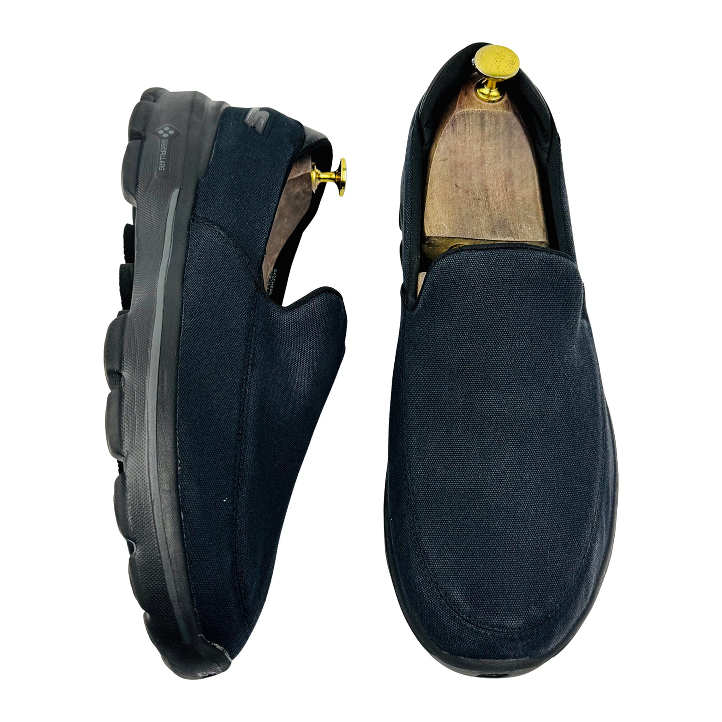 Skechers GOwalk 3 Black Shoes (Size 43.5) - 53982 BBK