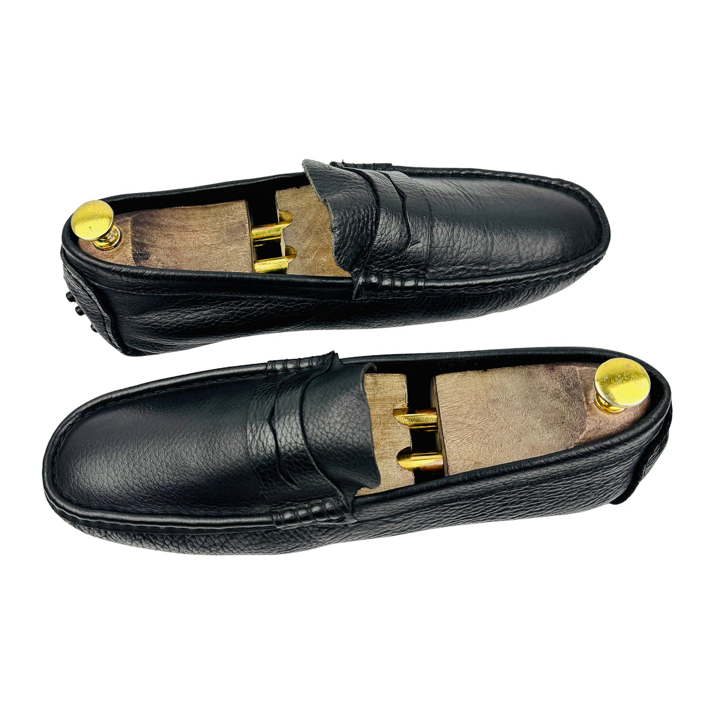 Tod's Gommino Black Leather Driving Loafers (Size 43)