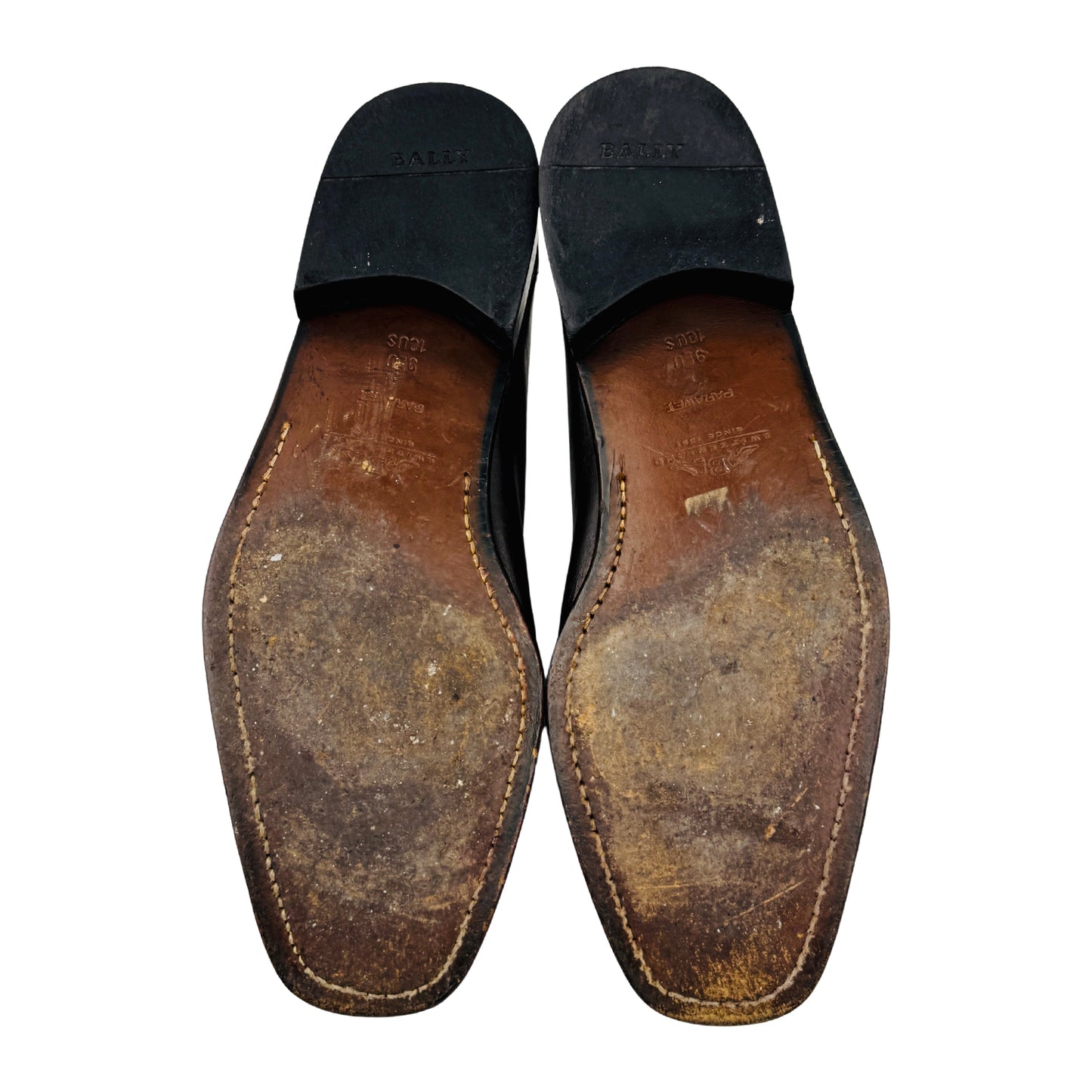 Bally Men's Dark Brown Leather Penny Loafers (Size 43)