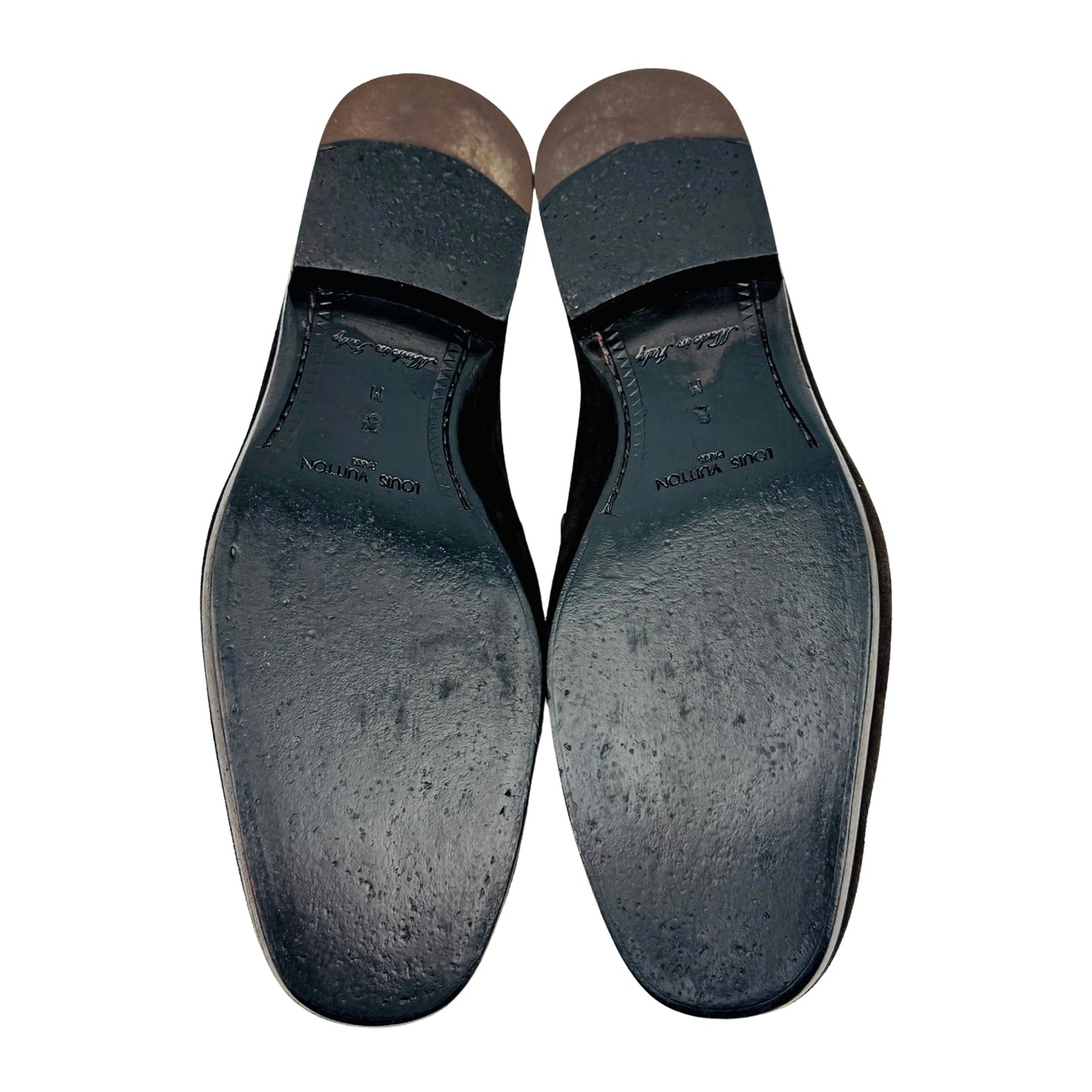 Louis Vuitton Men's Dark Brown Loafers (Size 39/39.5)