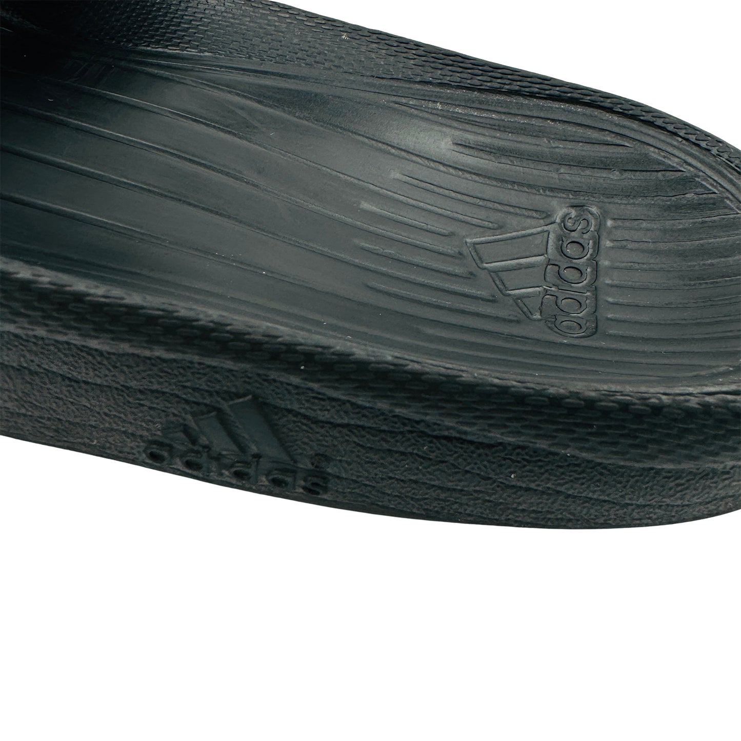 Adidas Men's Duramo Core Black Slides (Size 43)