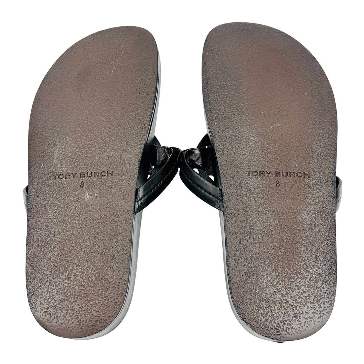 Tory Burch Miller Cloud Triple Black Slippers (Size 38)