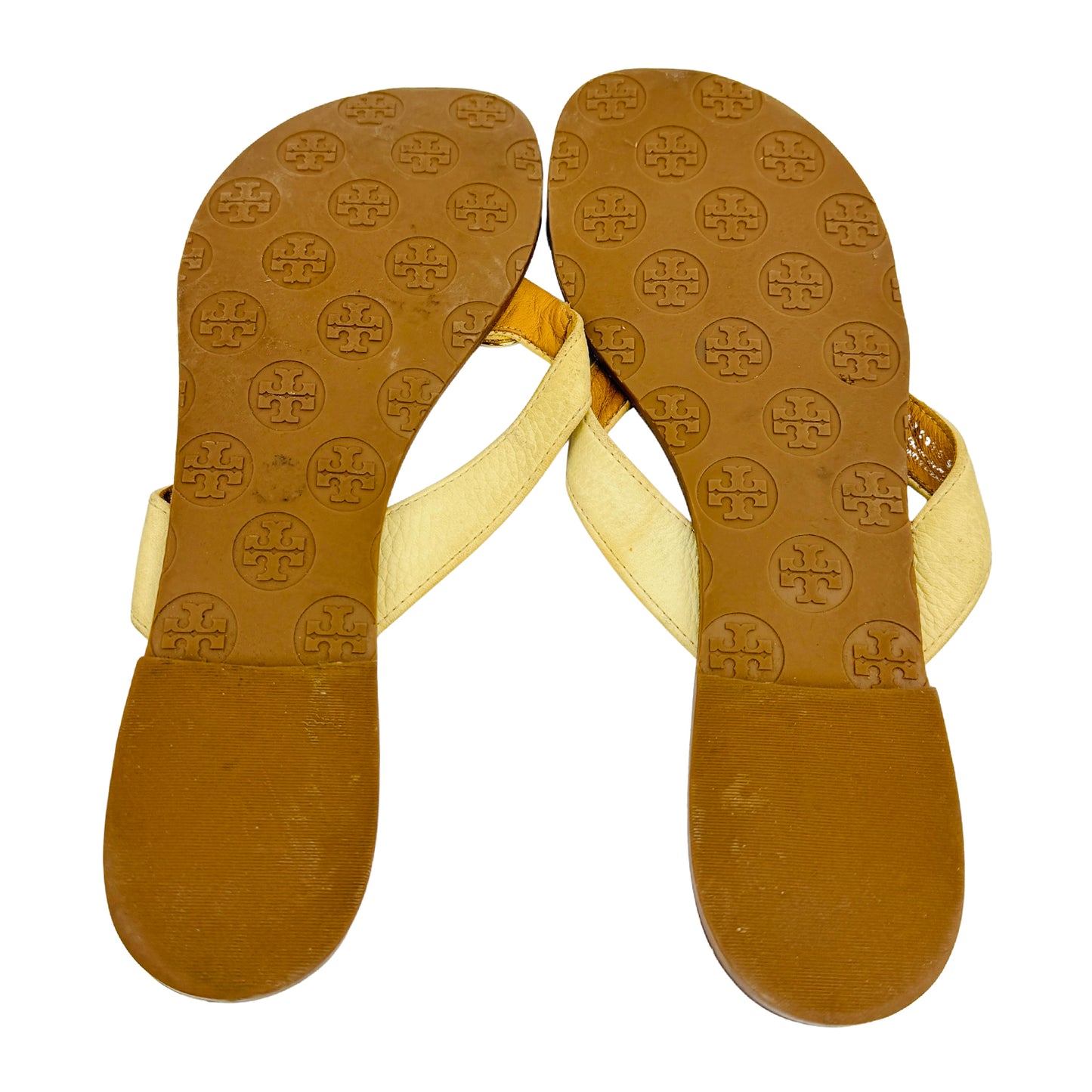Tory Burch Women's 'Beige Brown' Flip Flops (Size 38)