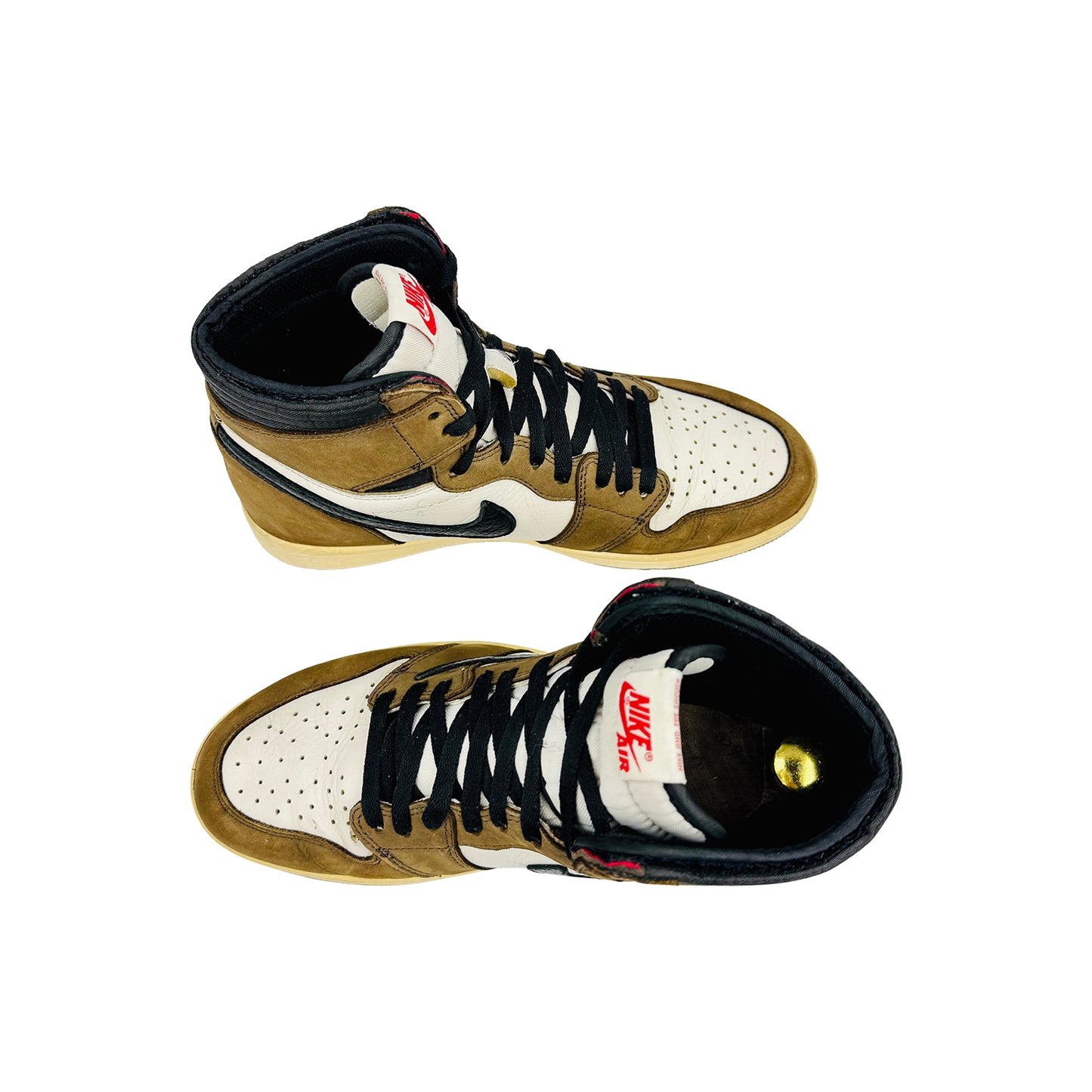 Nike Air Jordan 1 X Travis Scott Retro High OG Sneakers (Size 43) - CD4487-100