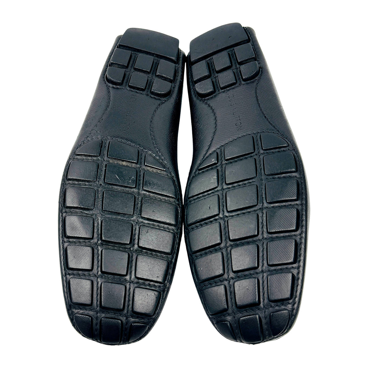 Louis Vuitton Monte Carlo Black Leather Driving Loafers (Size 42.5)