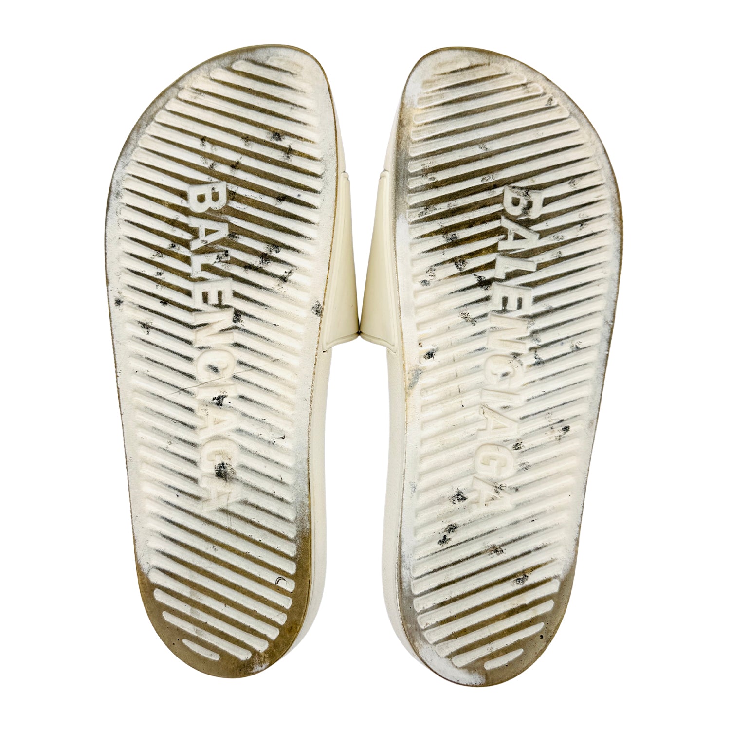 Outsole image of Balenciaga Classic Logo Slippers (Size 43/43.5) - 213408142