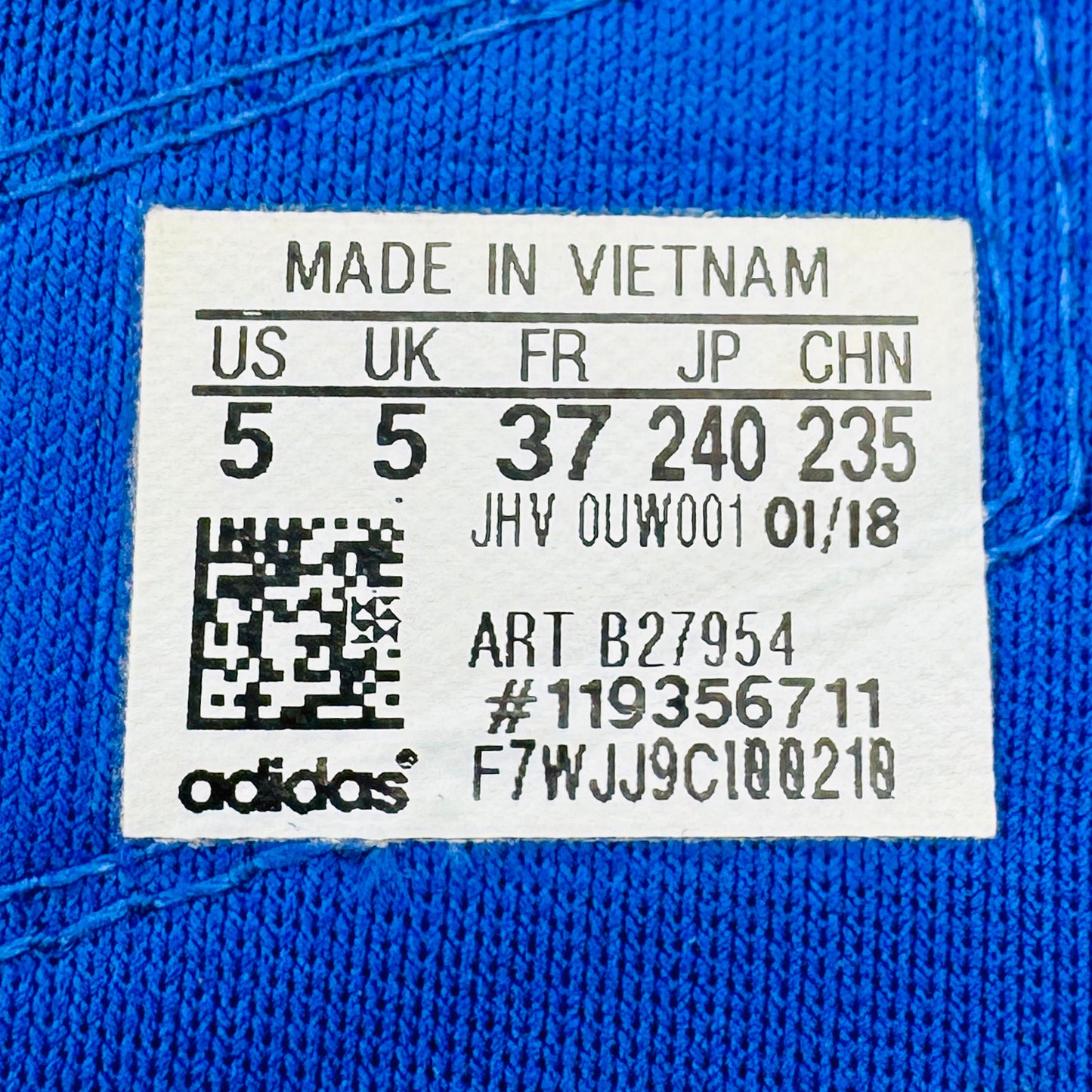 Inside Made, Size, Code printing image of Adidas Adissage Blue Slippers (Size 37) - B27954