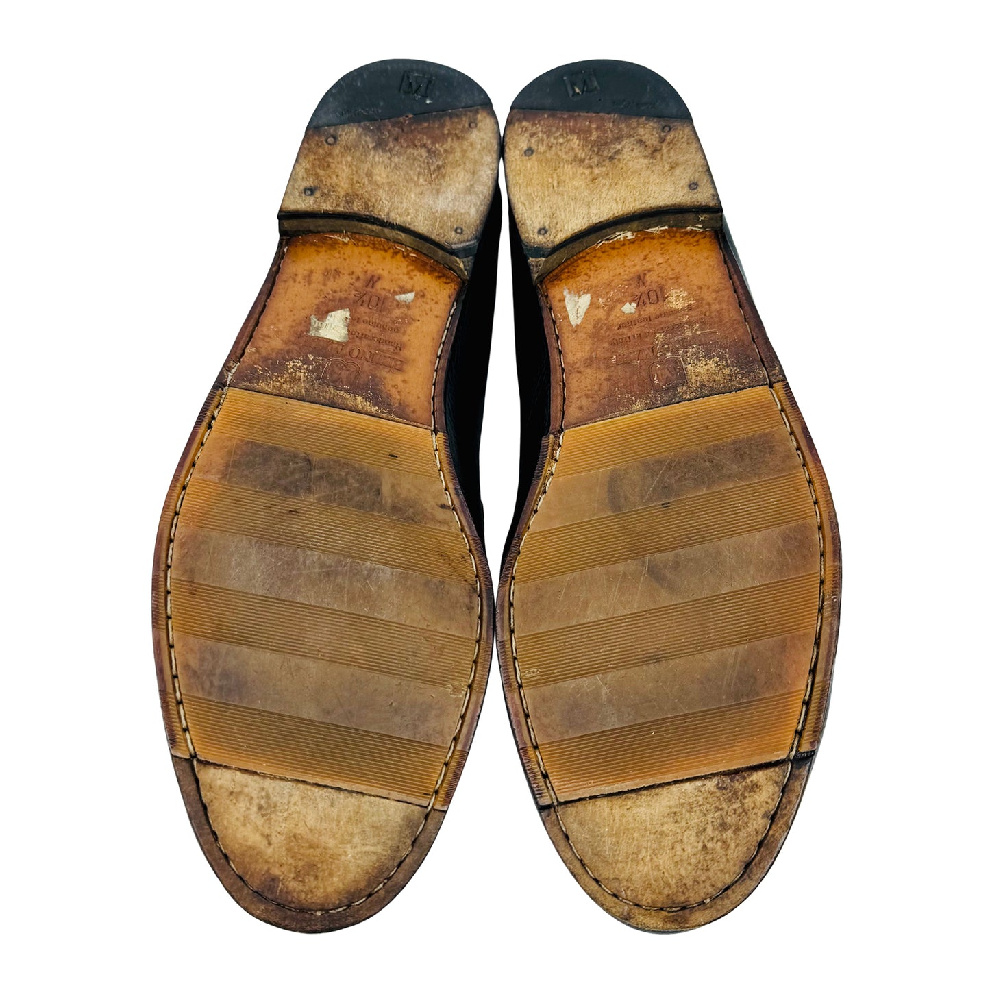 Bruno Magli Men's Black Genuine Leather Loafers (Size 44/44.5)