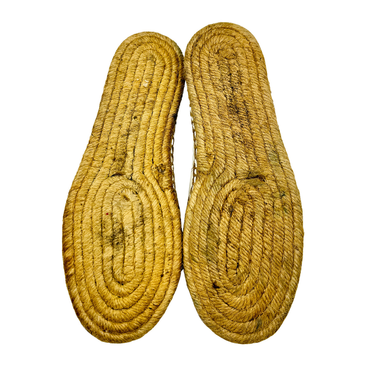 Chanel Lambskin Leather CC Espadrilles (Size 38)