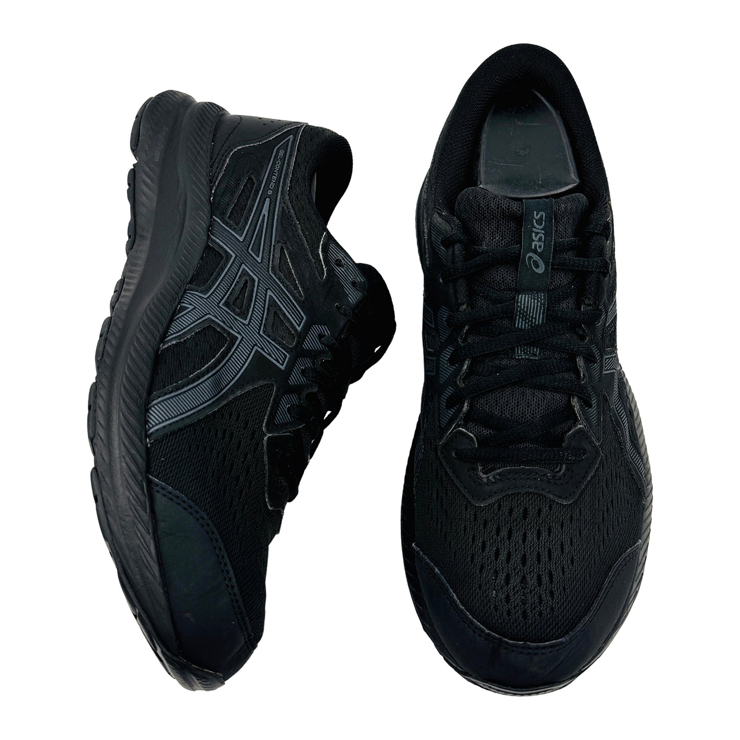 Asics GEL-CONTEND 8 Black Shoes (Size 42) - 1011B492-001