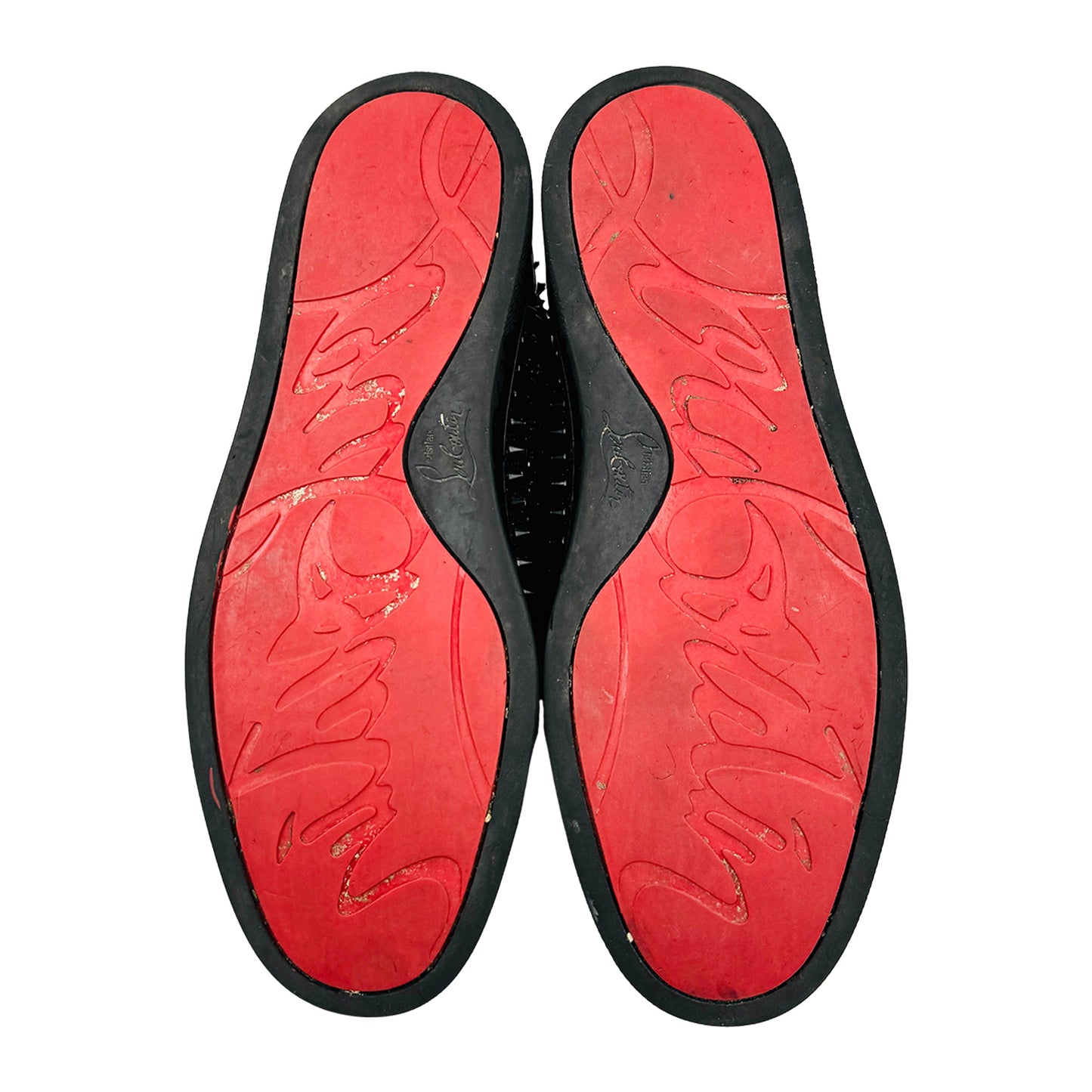 Christian Louboutin Louis Spike Black Sneakers (Size 42.5)