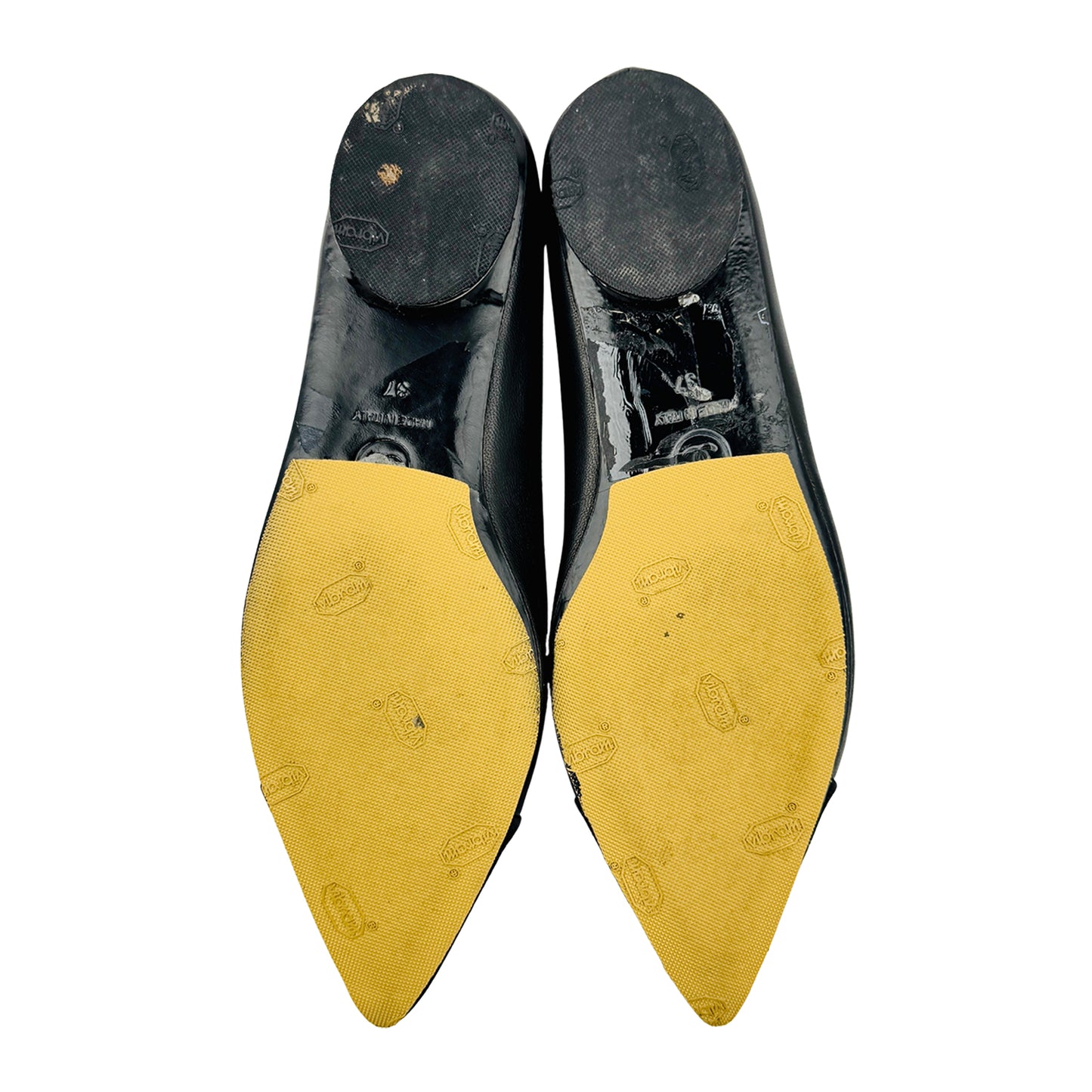 Chanel Mary Jane Black Ballet Flats (Size 37)