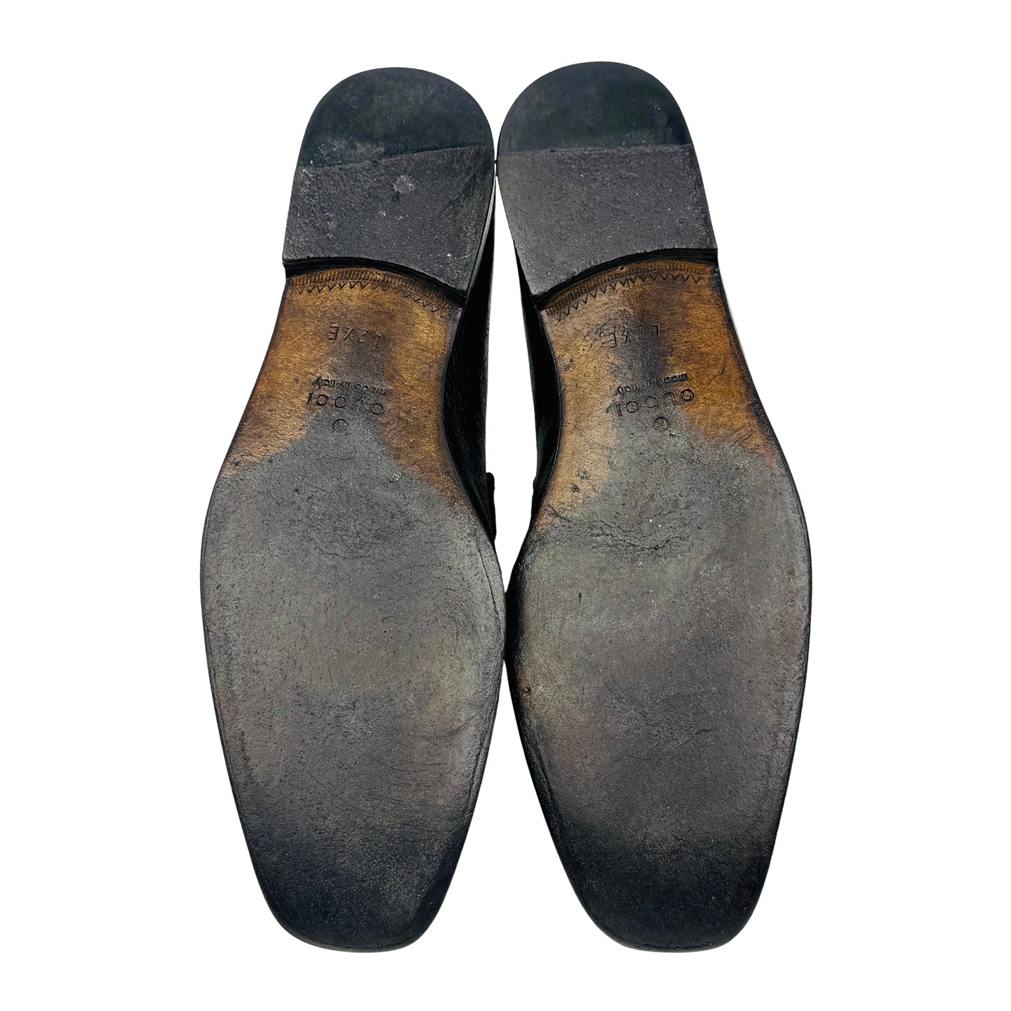 Gucci Men's Black Horsebit Loafers (Size 42.5/43)