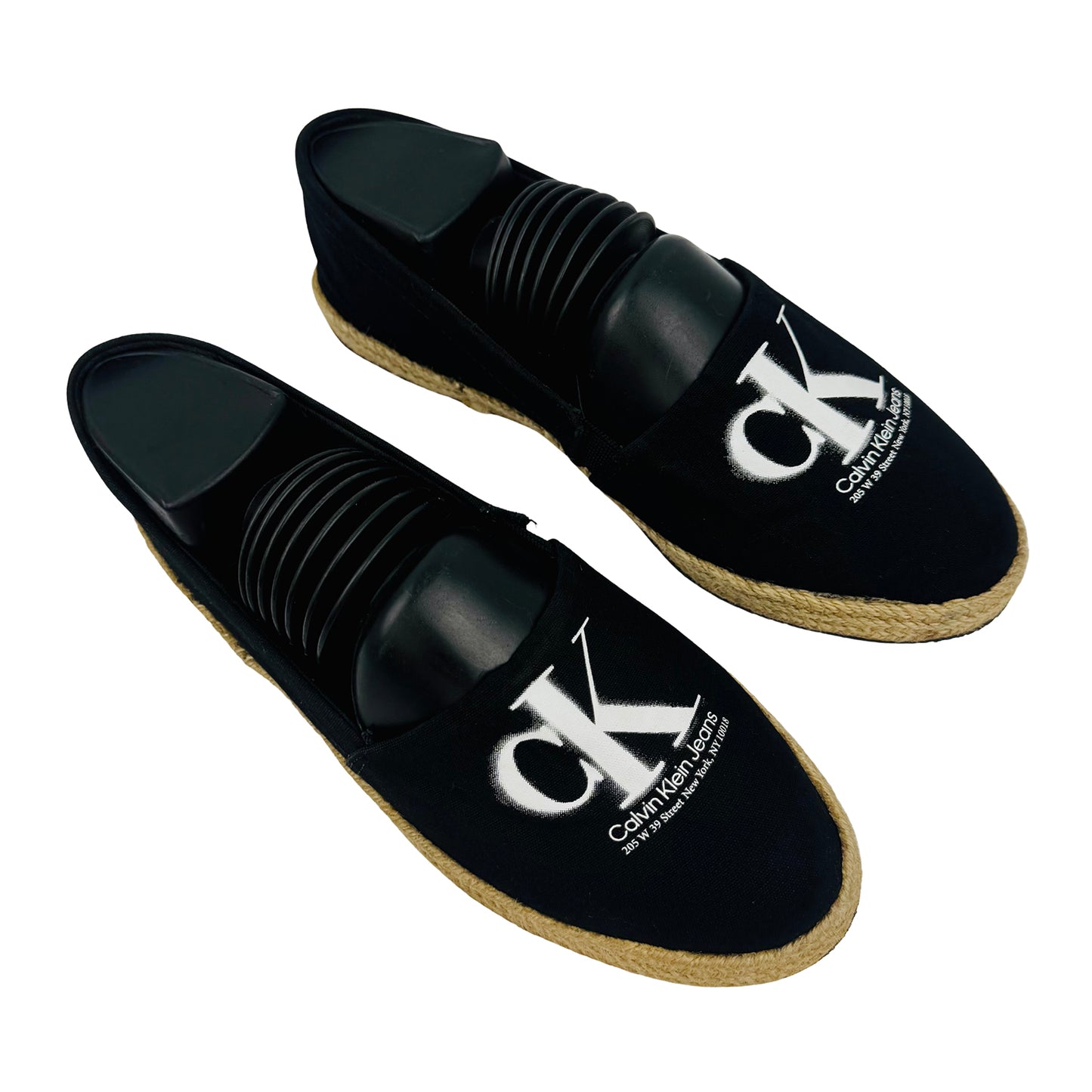 Calvin Klein Jeans Mono Seasonal Black Espadrilles (Size 37)