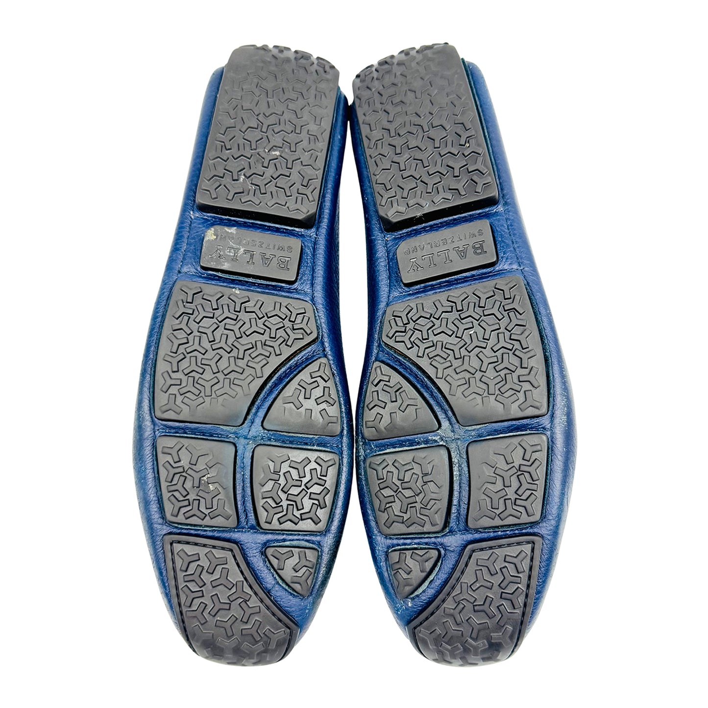 Bally Men's Picaro Blue Leather Loafers (Size 42.5/43)