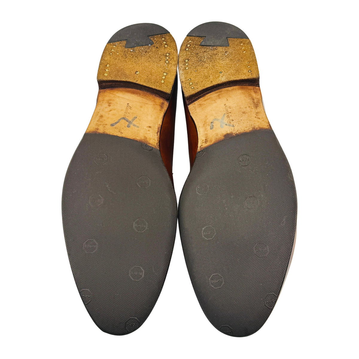 Edward Green Piccadilly 'Chestnut Antique' Leather Penny Loafers (Size 45)