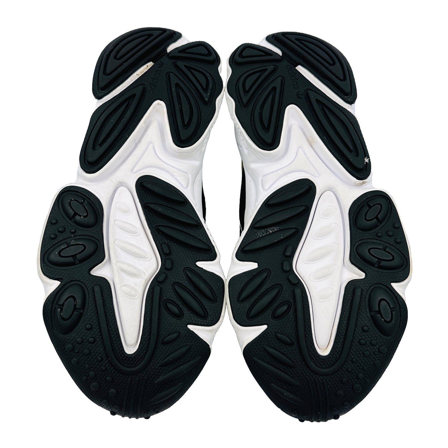 Outsole image of Adidas Ozweego Black Sneakers (Size 38) - EF0158
