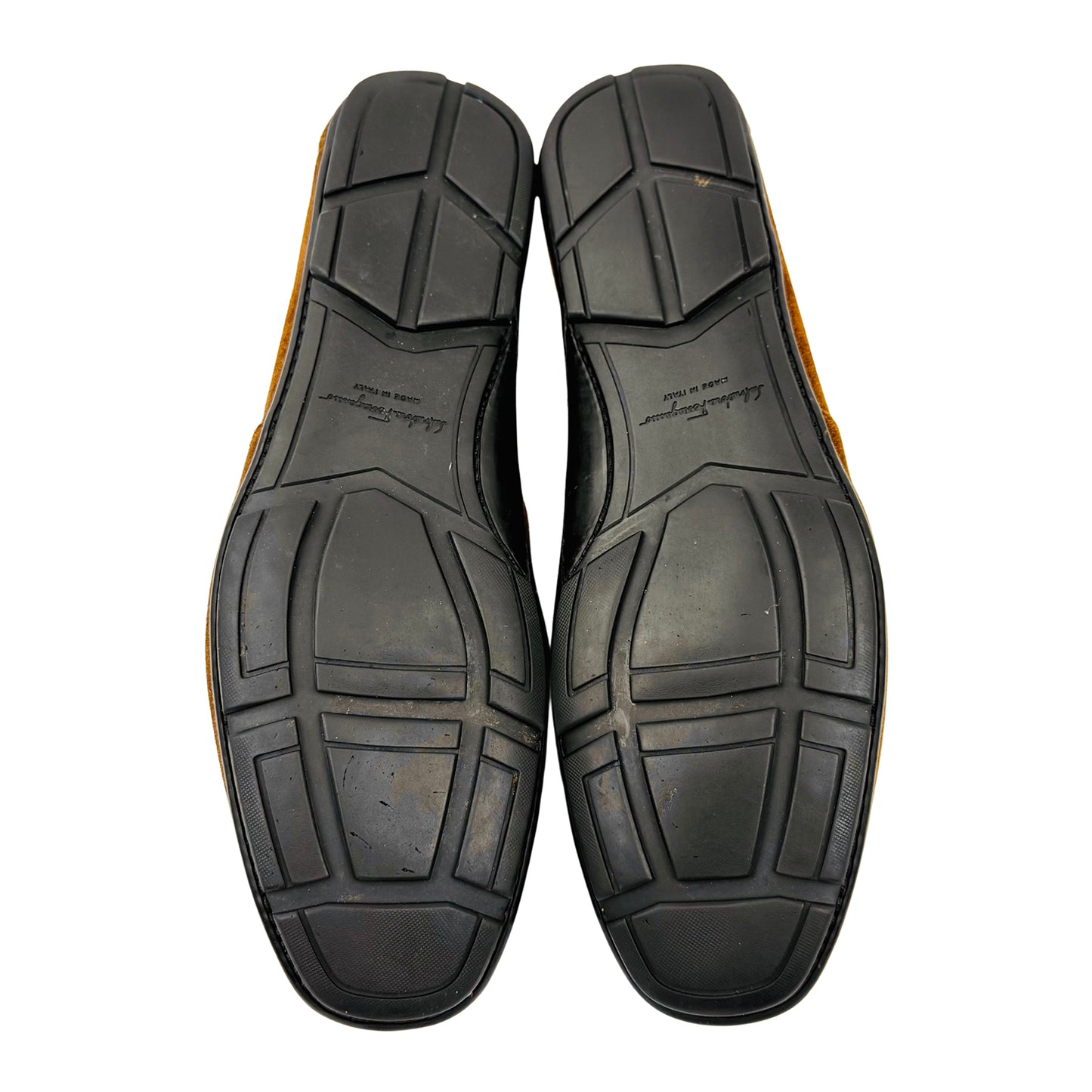 Salvatore Ferragamo Men's Brown Suede Loafers (Size 42)