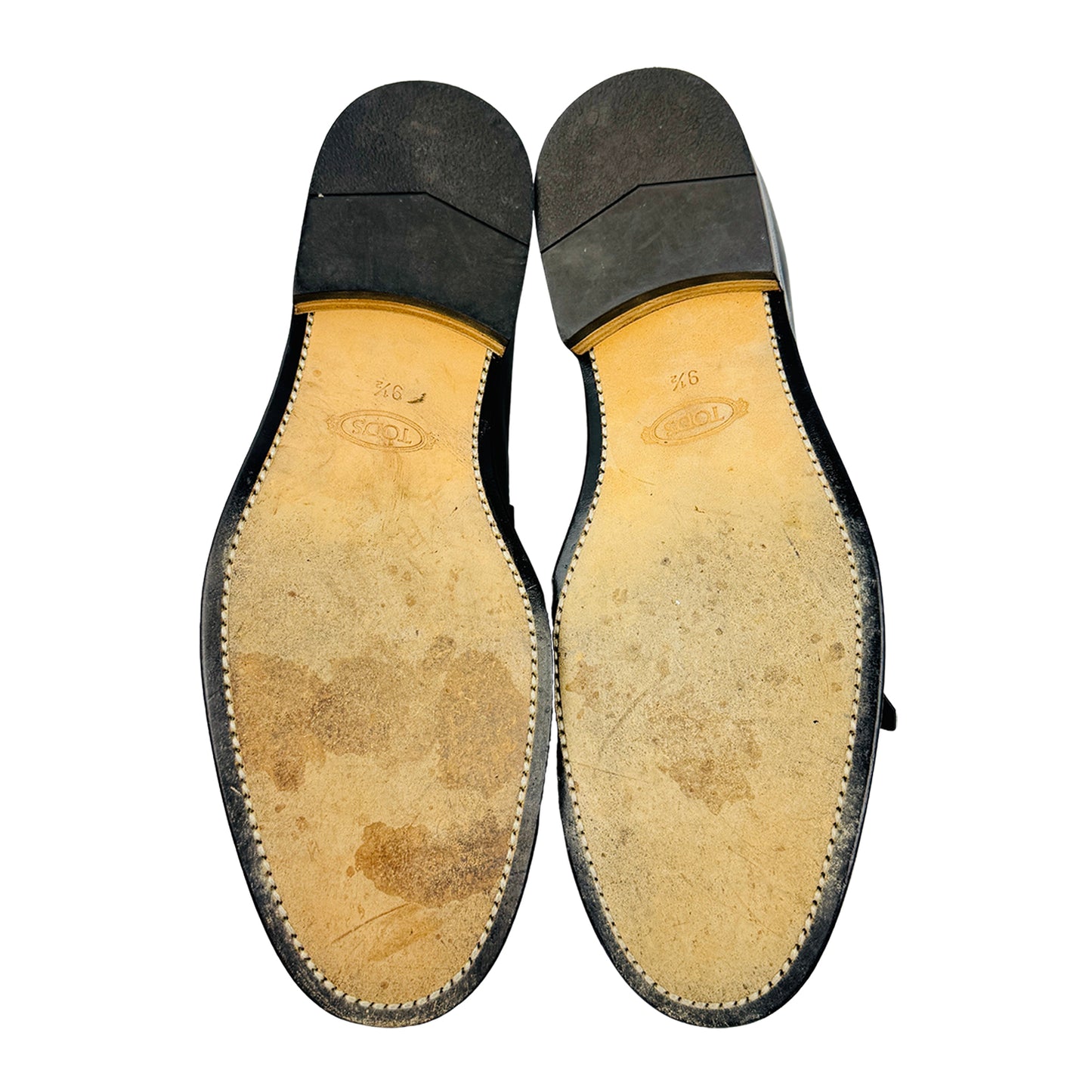 Tod’s Black Leather Tassel Loafers (Size 43/43.5)