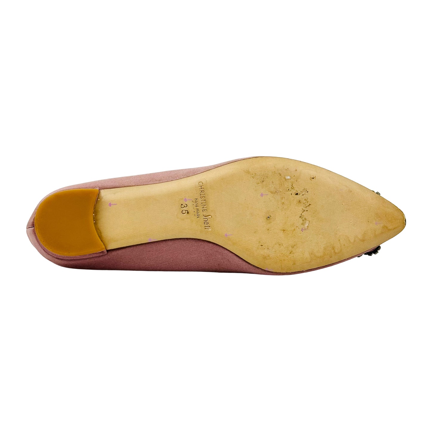 Christine Sheii 'Dusty Rose' Ballet Flats (Size 35)