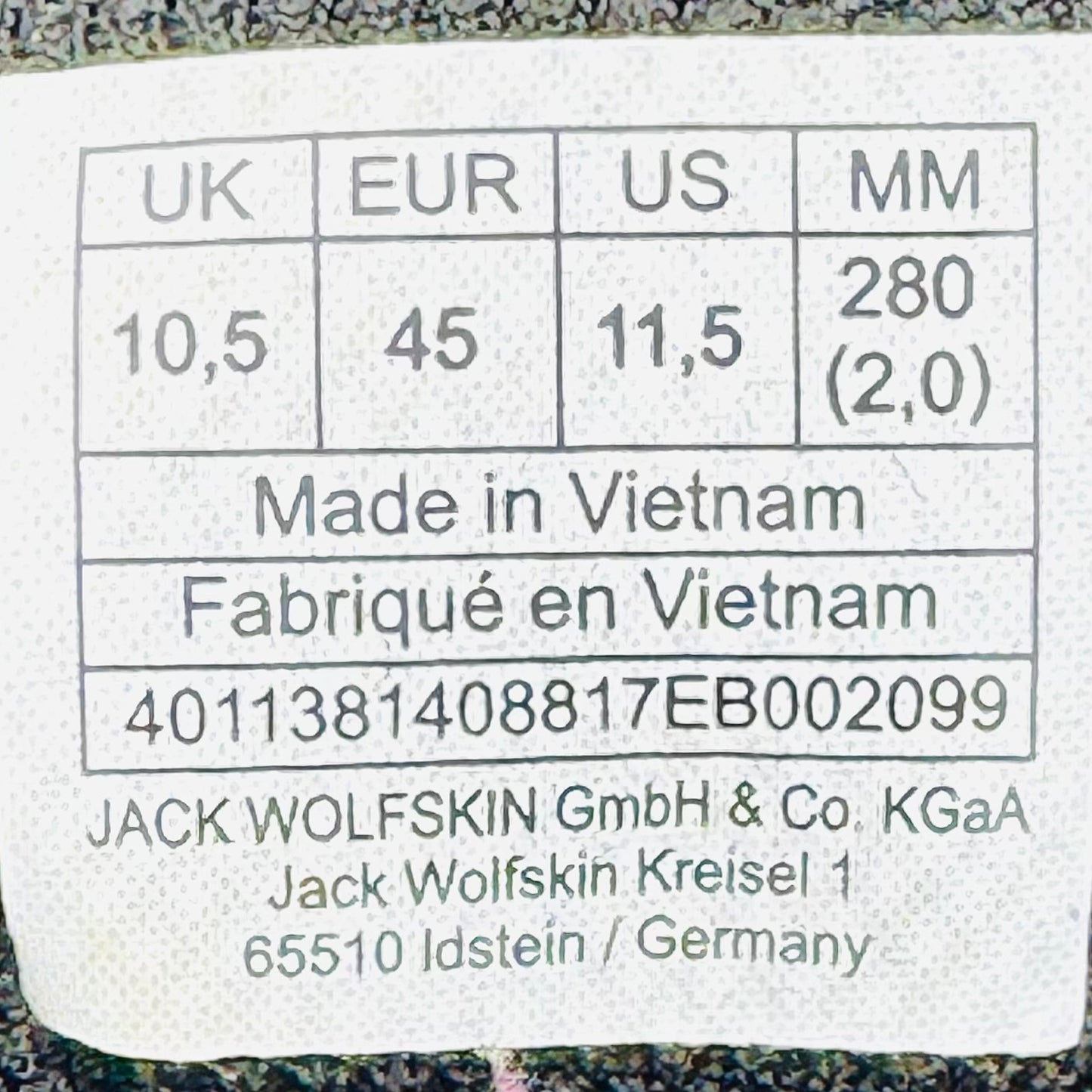 Jack Wolfskin Vojo 3 Texapore Shoes (Size 45)