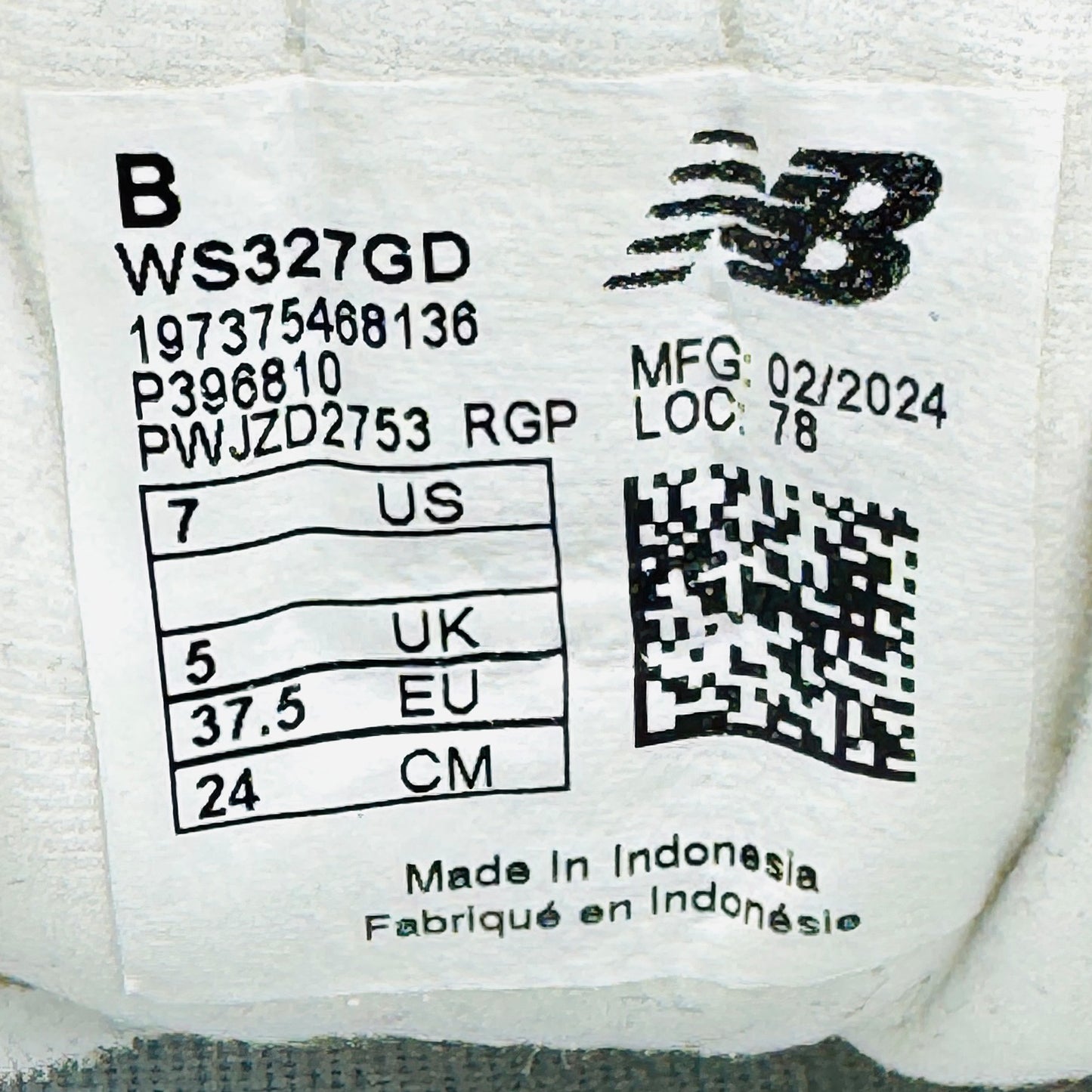 New Balance 327 Sneakers (Size 37.5) - WS327GD