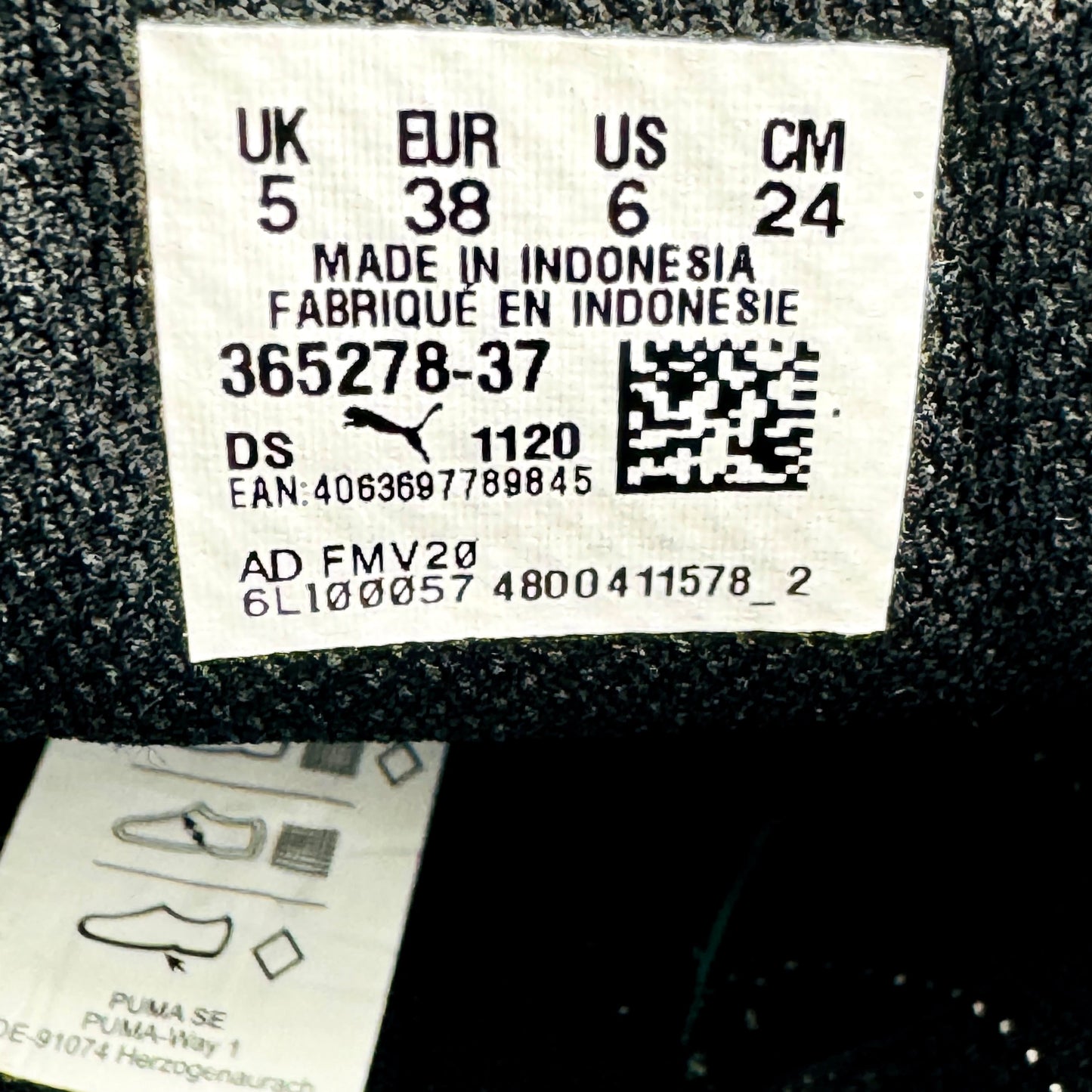 Puma ST Runner v2 NL 'Puma Black' Shoes (Size 38) - 365278-37