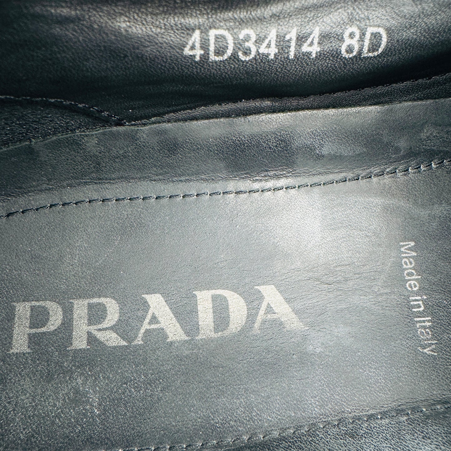 Prada Men's Grey Suede Shoes (Size 42.5)