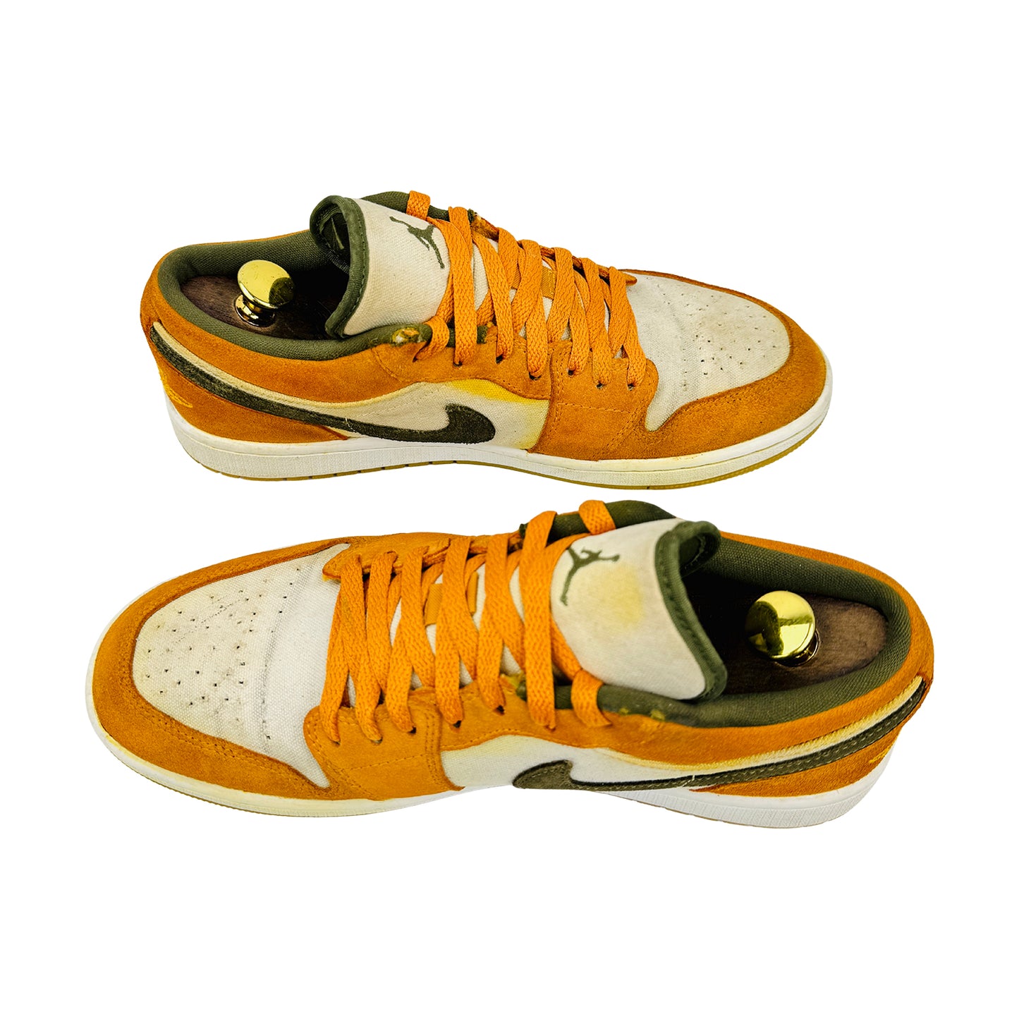 Nike Air Jordan 1 Low SE 'Light Curry' Sneakers (Size 42.5) - DH6931-102