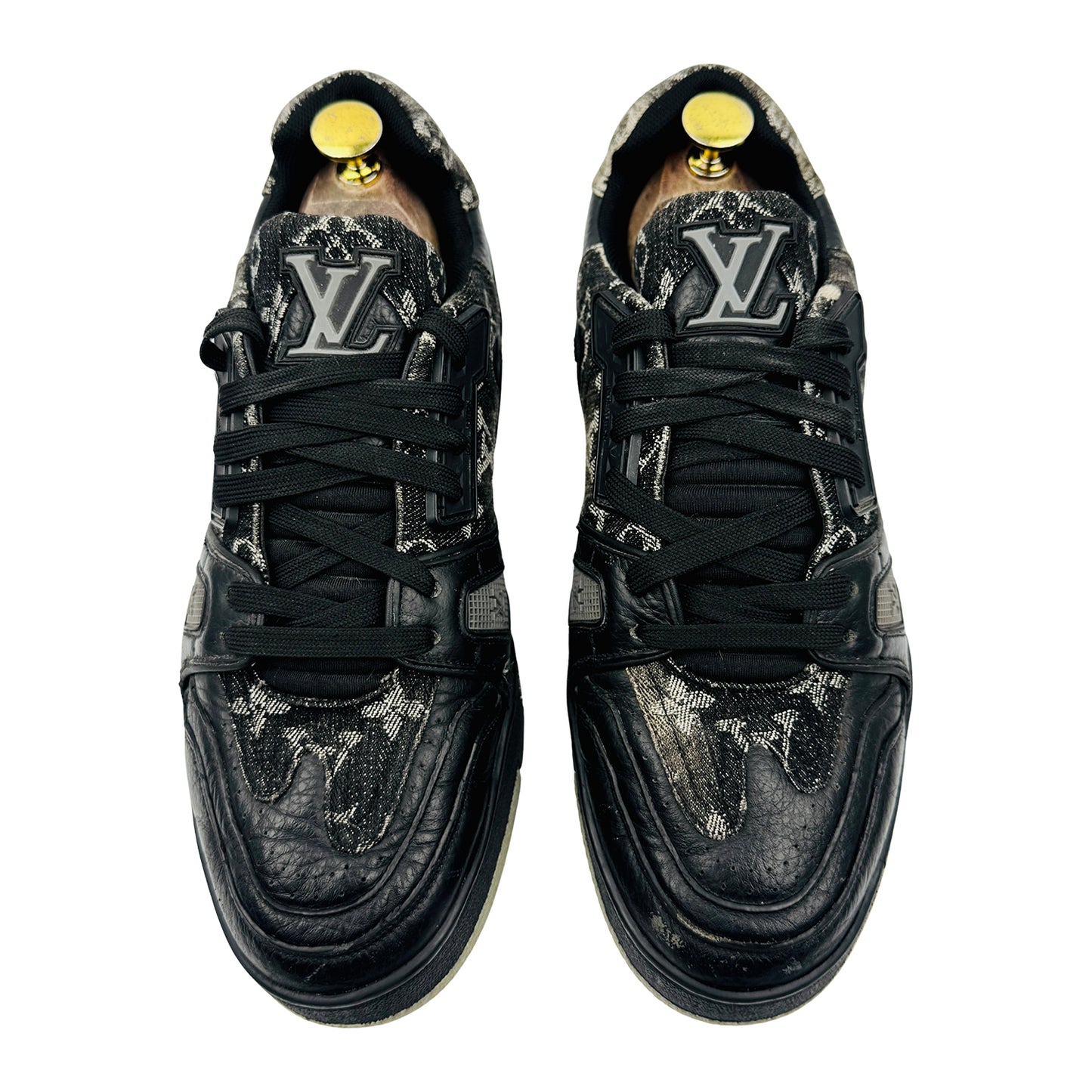 Louis Vuitton LV Monogram Denim Canvas Sneakers (Size 41)