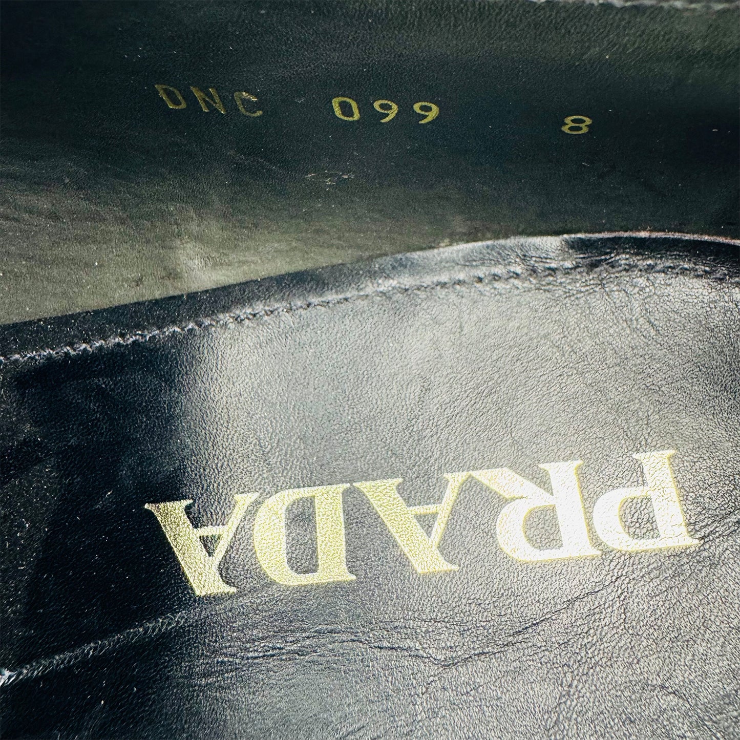 Prada Men's Black Leather Oxfords (Size 42.5) - DNC 099