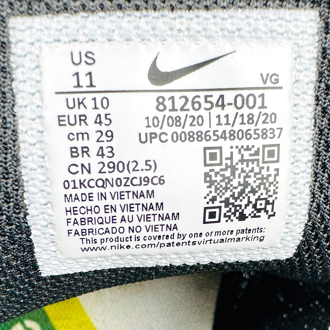 Nike Men's Tanjun 'Triple Black' Shoes (Size 45) - 812654-001