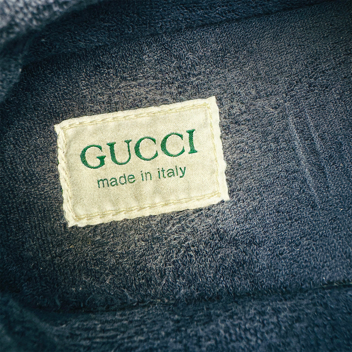 Gucci GG Rhyton Beige Blue Monogram Sneakers (Size 41) - 692909