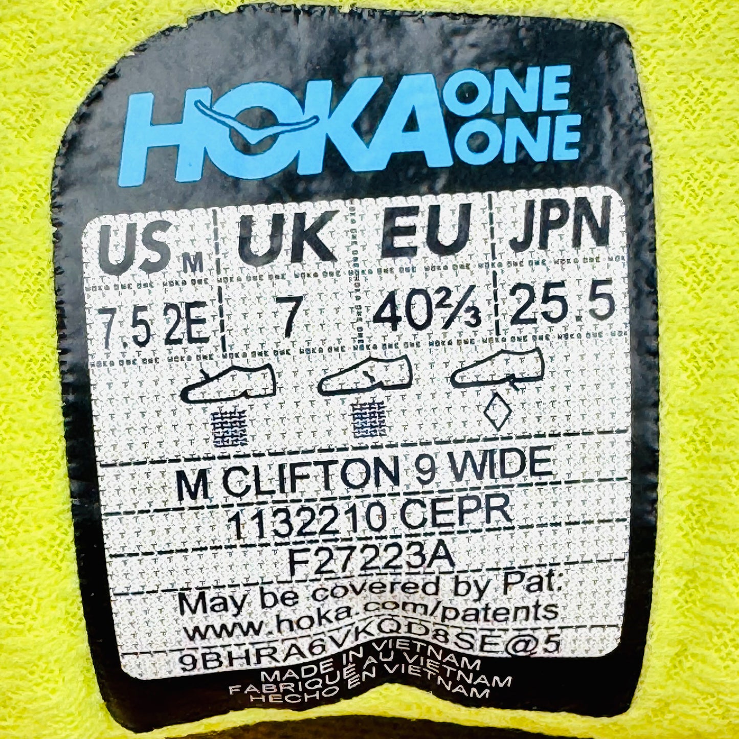 Hoka One One Clifton 9 Teal Shoes (Size 40.5) - 1132210 CEPR