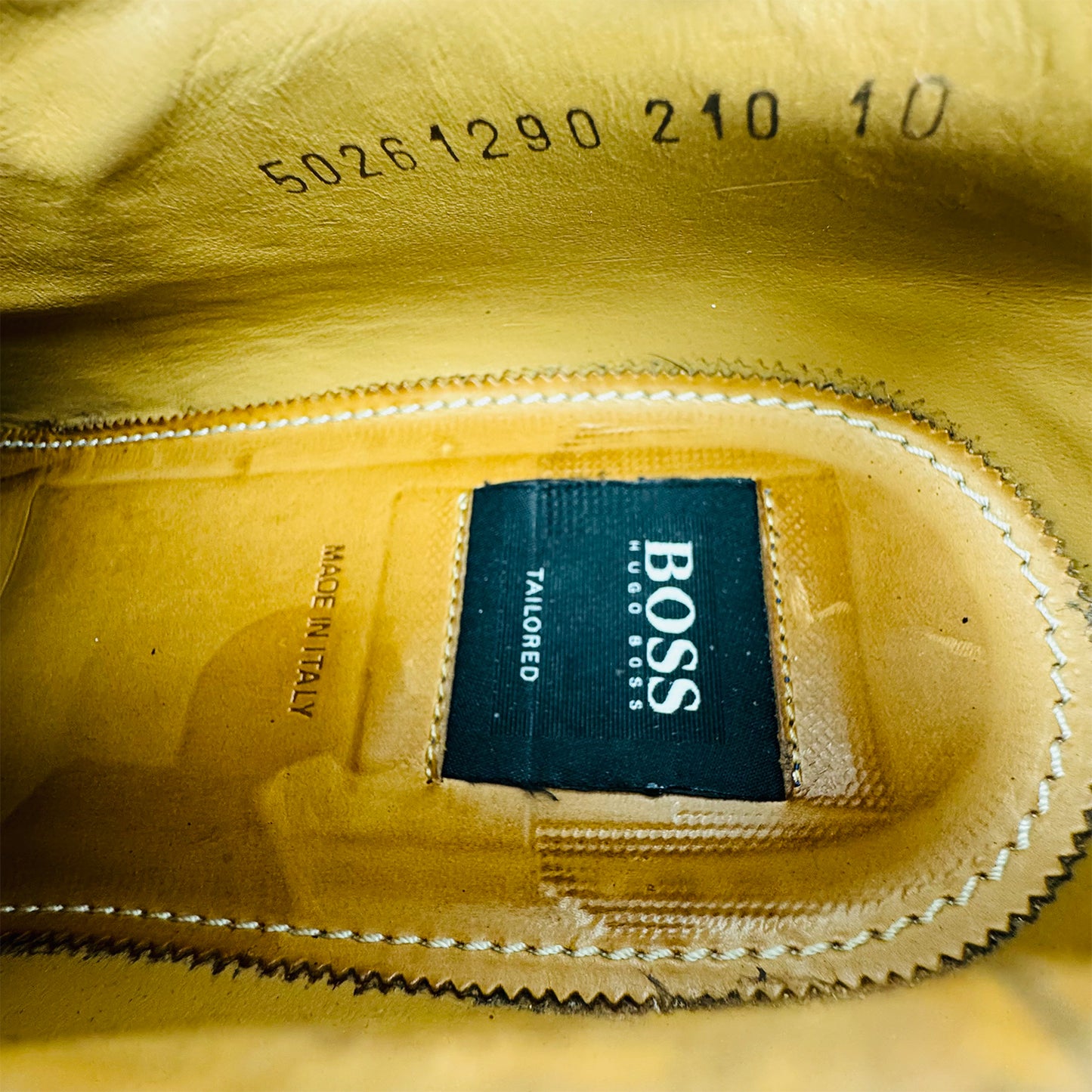 Hugo Boss Men's Brown Monk Strap Leather Shoes (Size 44/44.5)