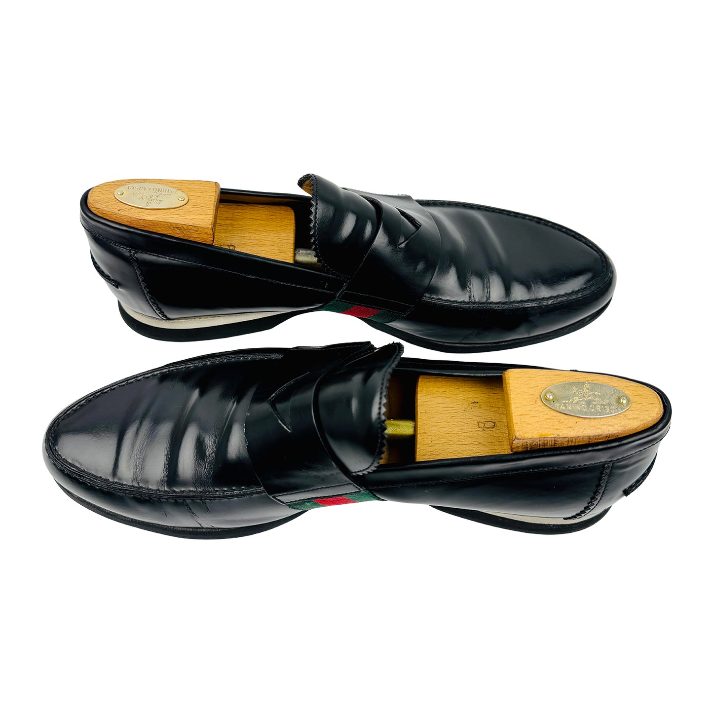 Gucci Men's Black Penny Strap Loafers (Size 43.5) - 233488