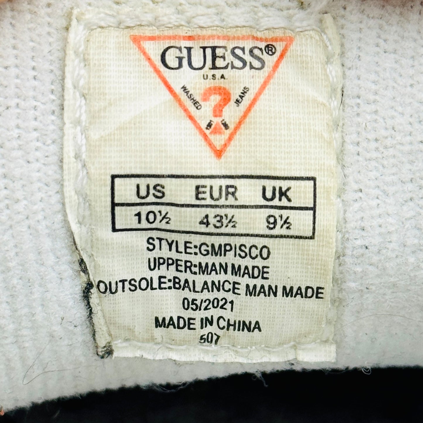 Guess Men's Pisco Low-Top Sneakers (Size 43.5) - GMPISCO