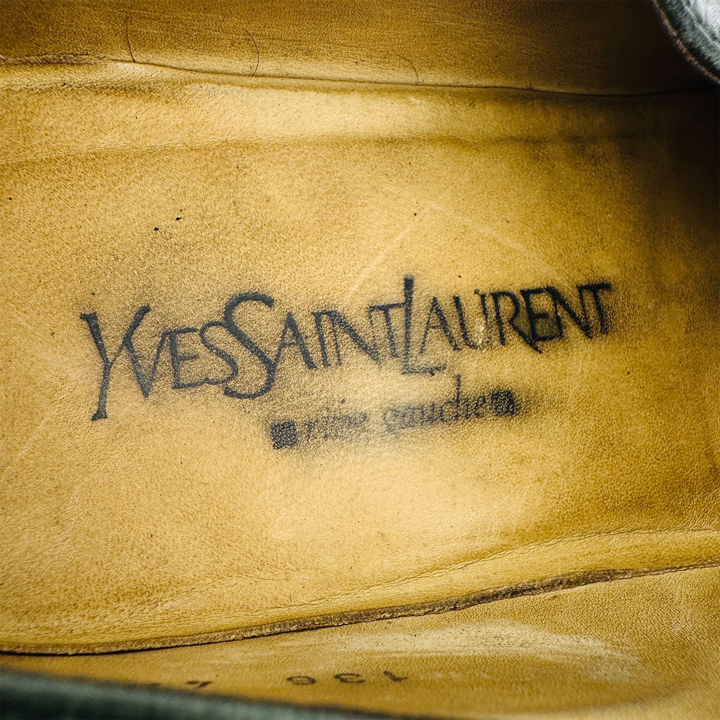 Yves Saint Laurent Black Leather Loafers (Size 42.5)