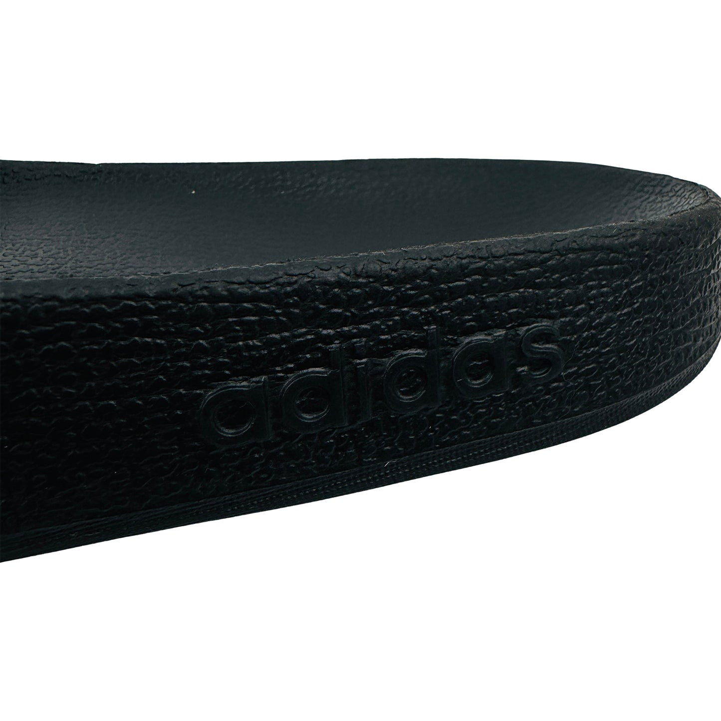 Adidas Adilette Aqua Black Foam Slides (Size 43)