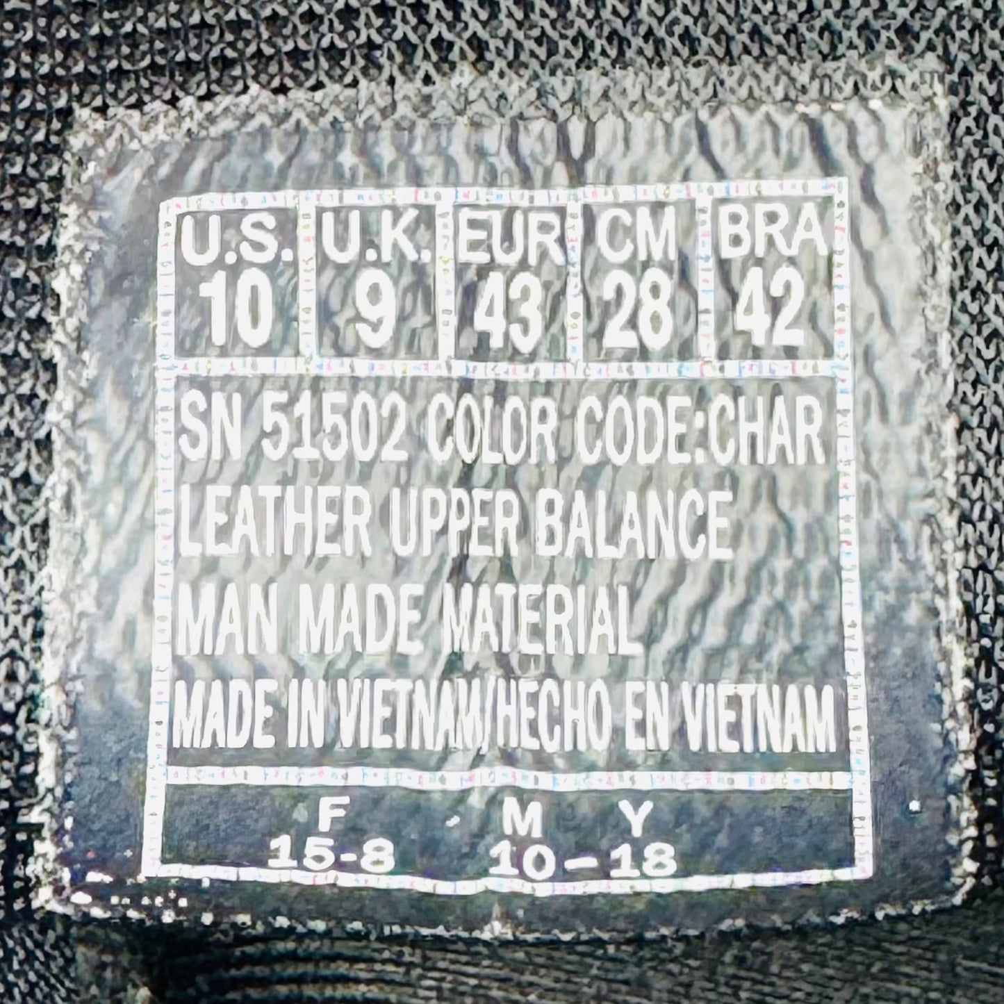 Skechers Equalizer Mind Game Shoes (Size 43) - 51502 CHAR